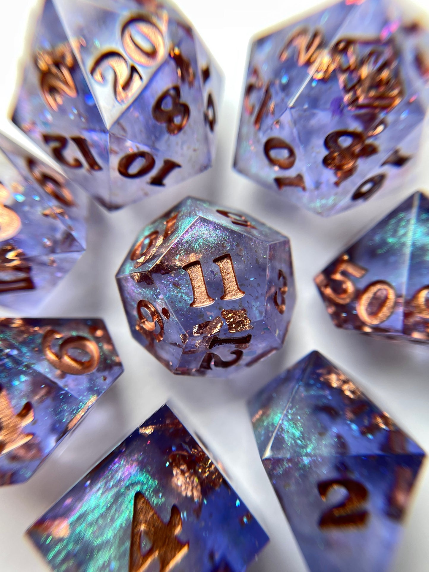 Witch Bolt – PREORDER – 7-piece Polyhedral Dice Set