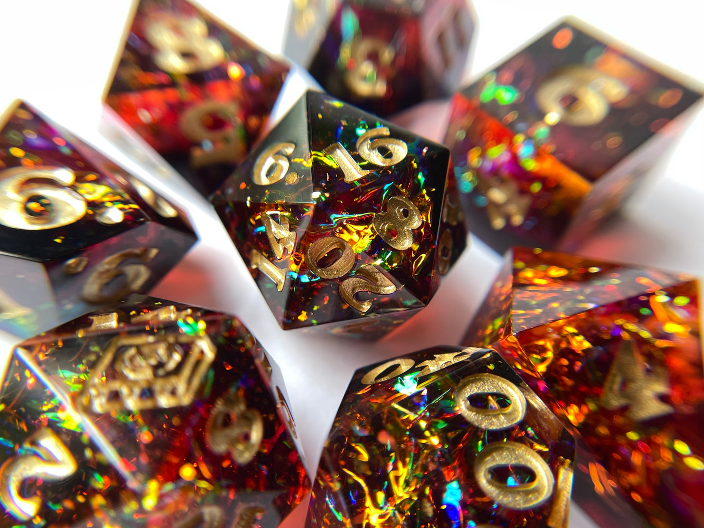 All Hallows' Eve – 7-piece Polyhedral Dice Set