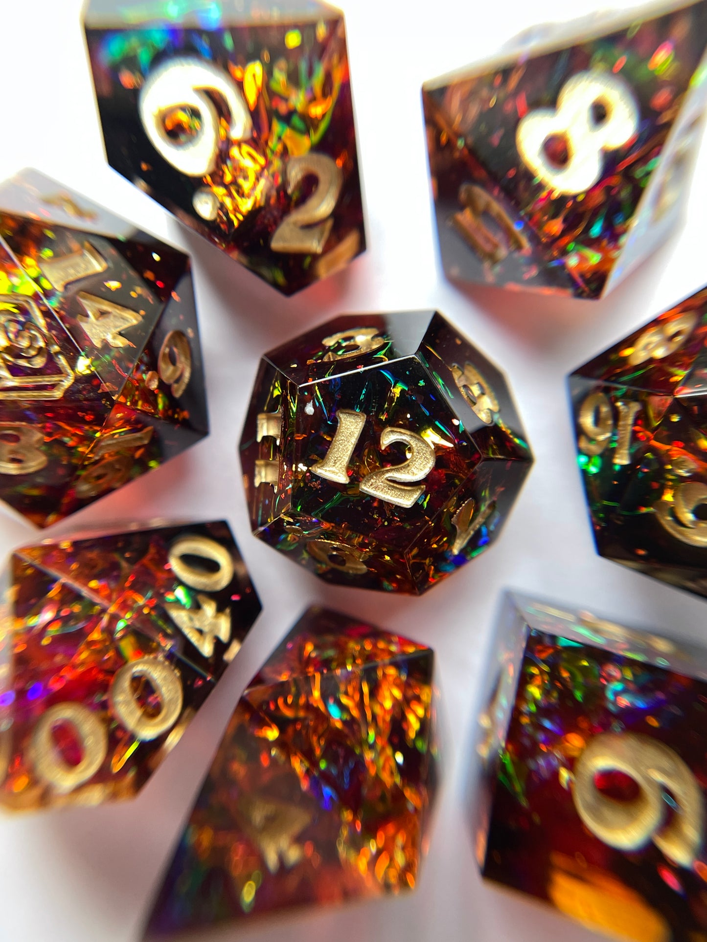 All Hallows' Eve – 7-piece Polyhedral Dice Set
