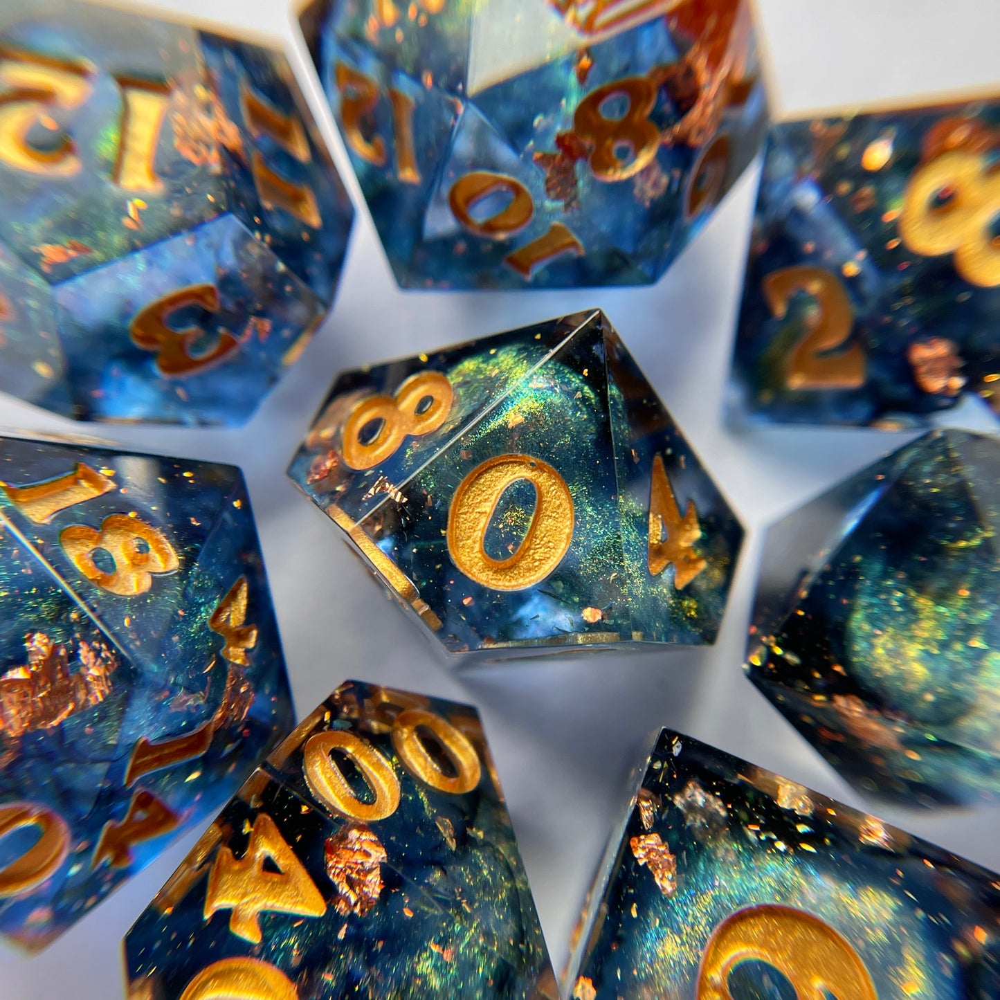 Starry Night – 7-piece Polyhedral Dice Set