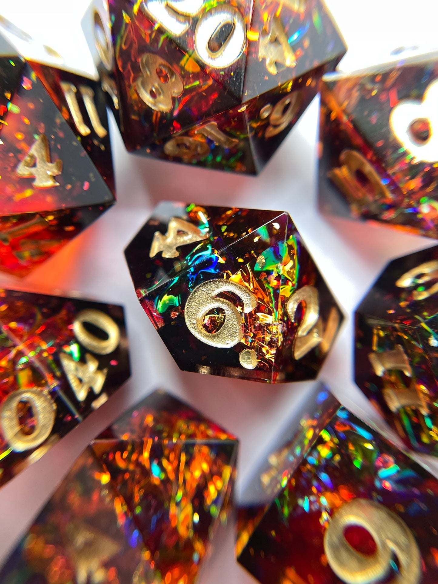 All Hallows' Eve – 7-piece Polyhedral Dice Set