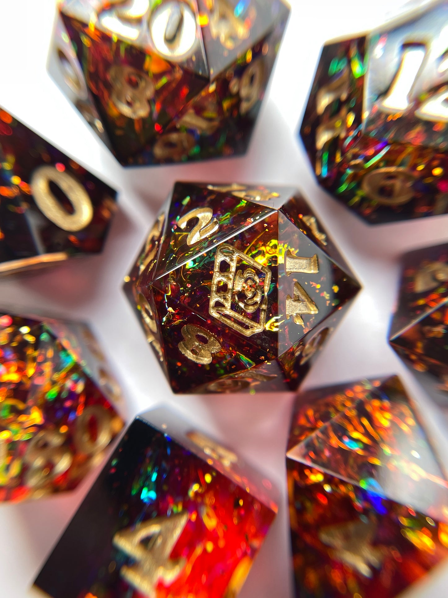 All Hallows' Eve – 7-piece Polyhedral Dice Set