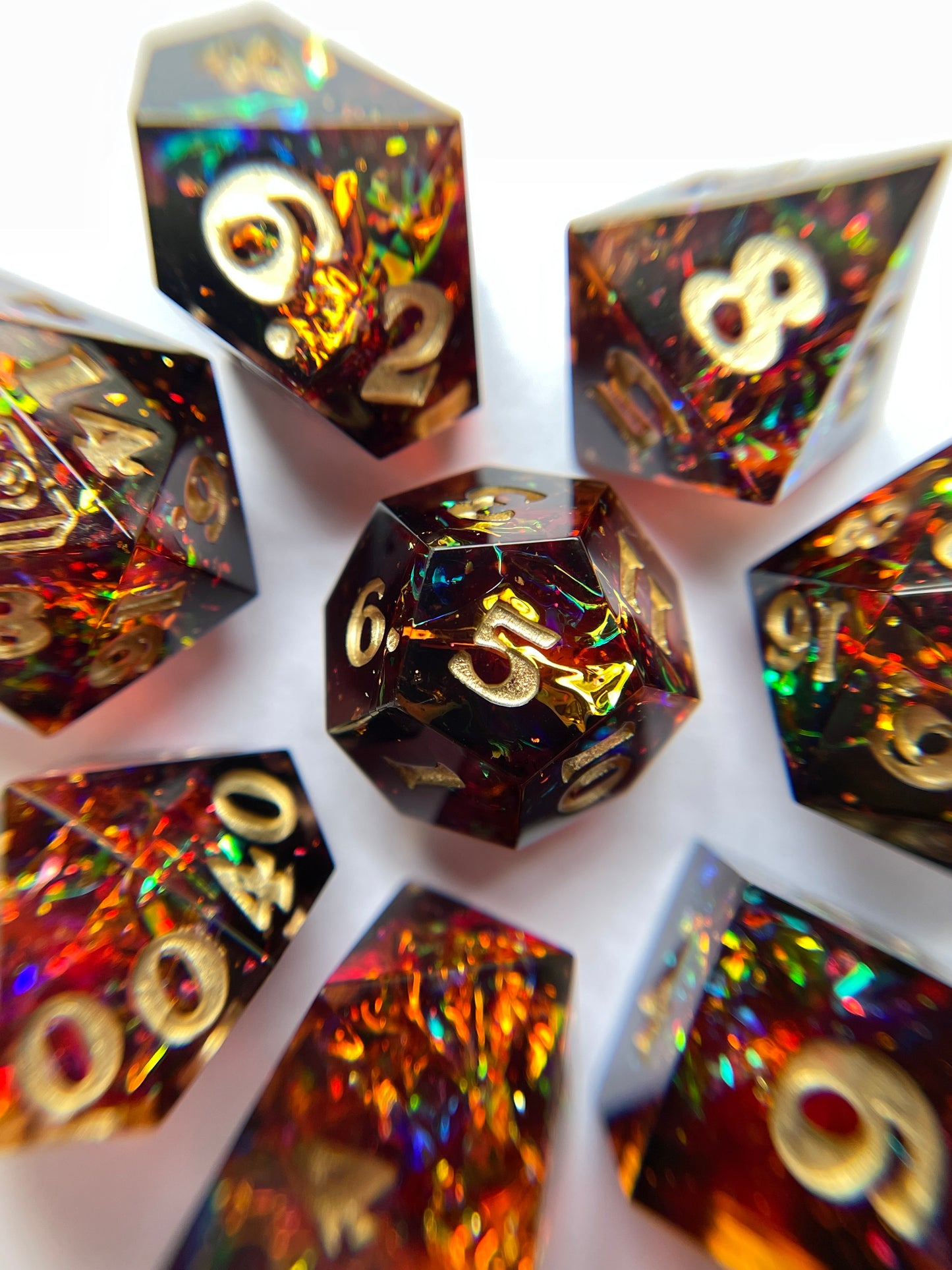 All Hallows' Eve – 7-piece Polyhedral Dice Set