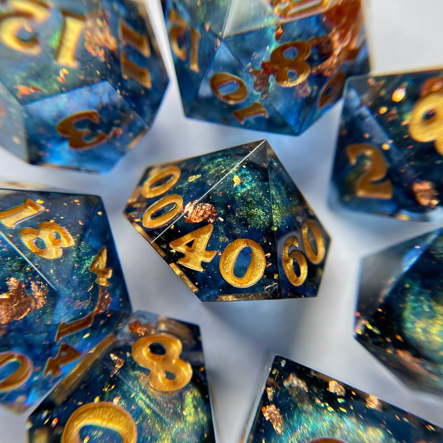 Starry Night – 7-piece Polyhedral Dice Set