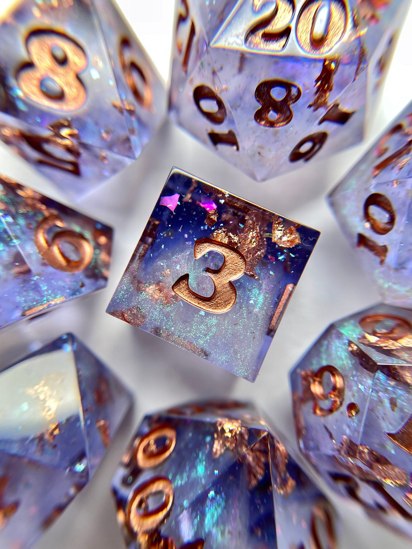 Witch Bolt – PREORDER – 7-piece Polyhedral Dice Set