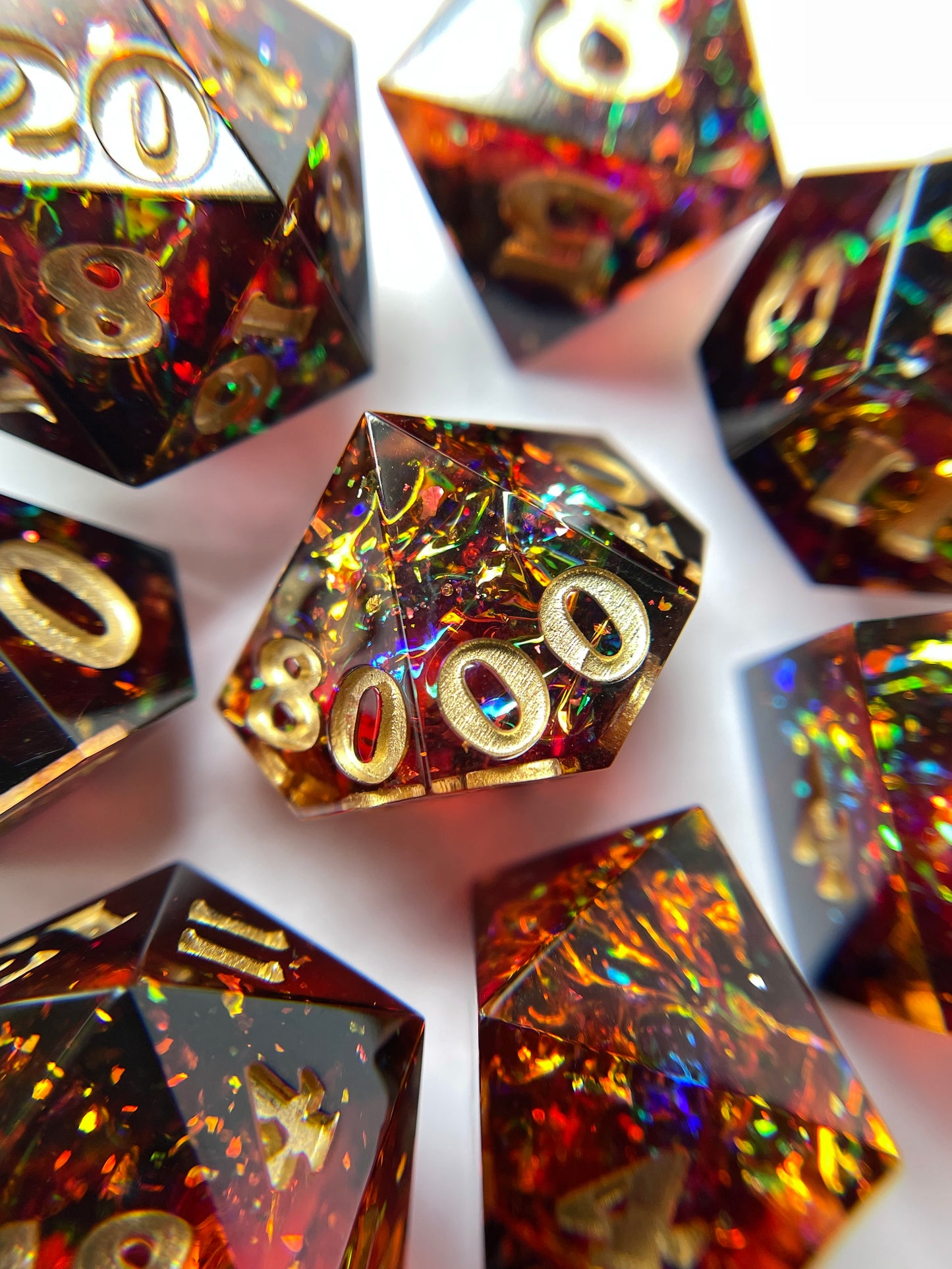 All Hallows' Eve – 7-piece Polyhedral Dice Set