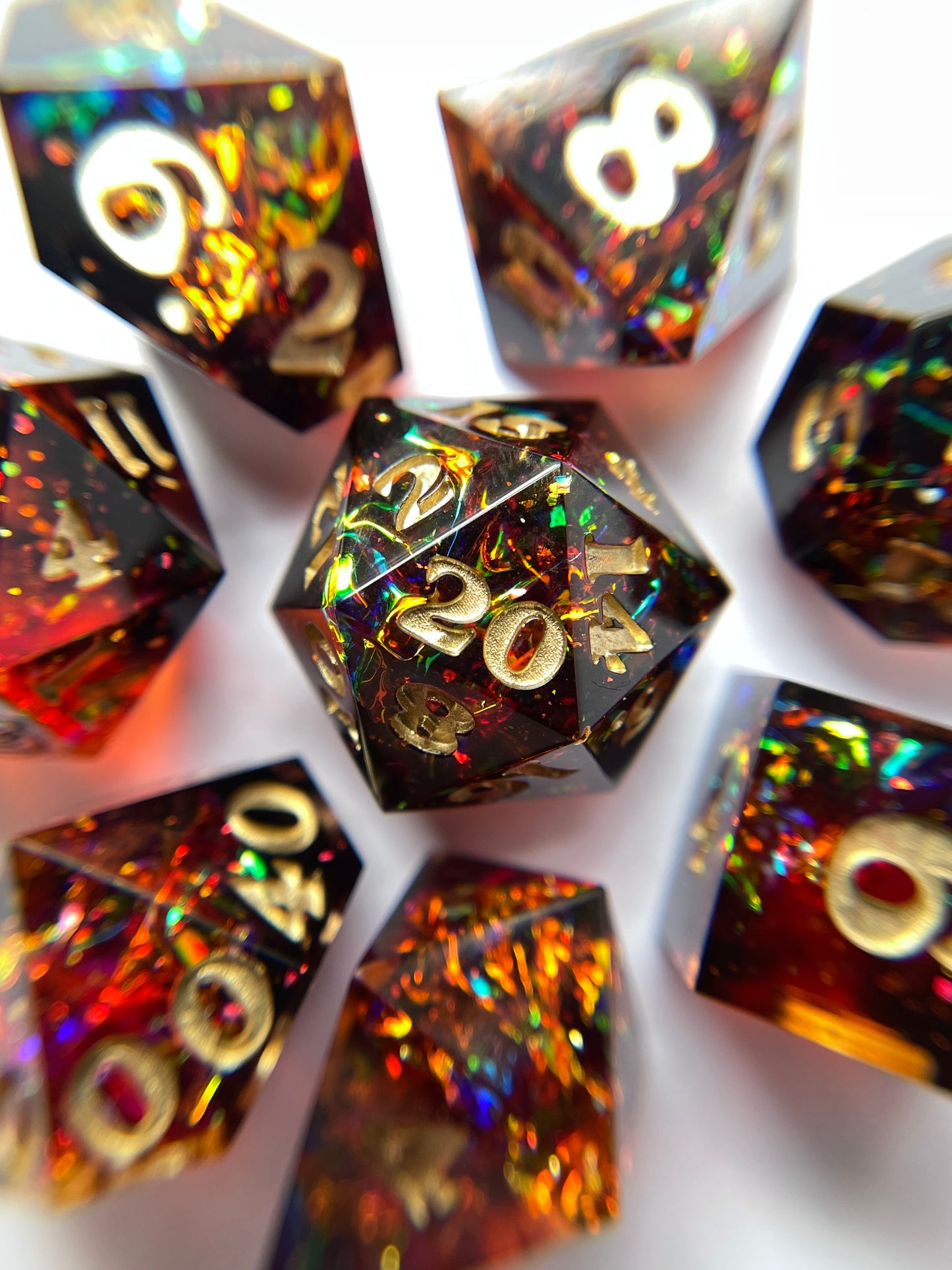 All Hallows' Eve – 7-piece Polyhedral Dice Set