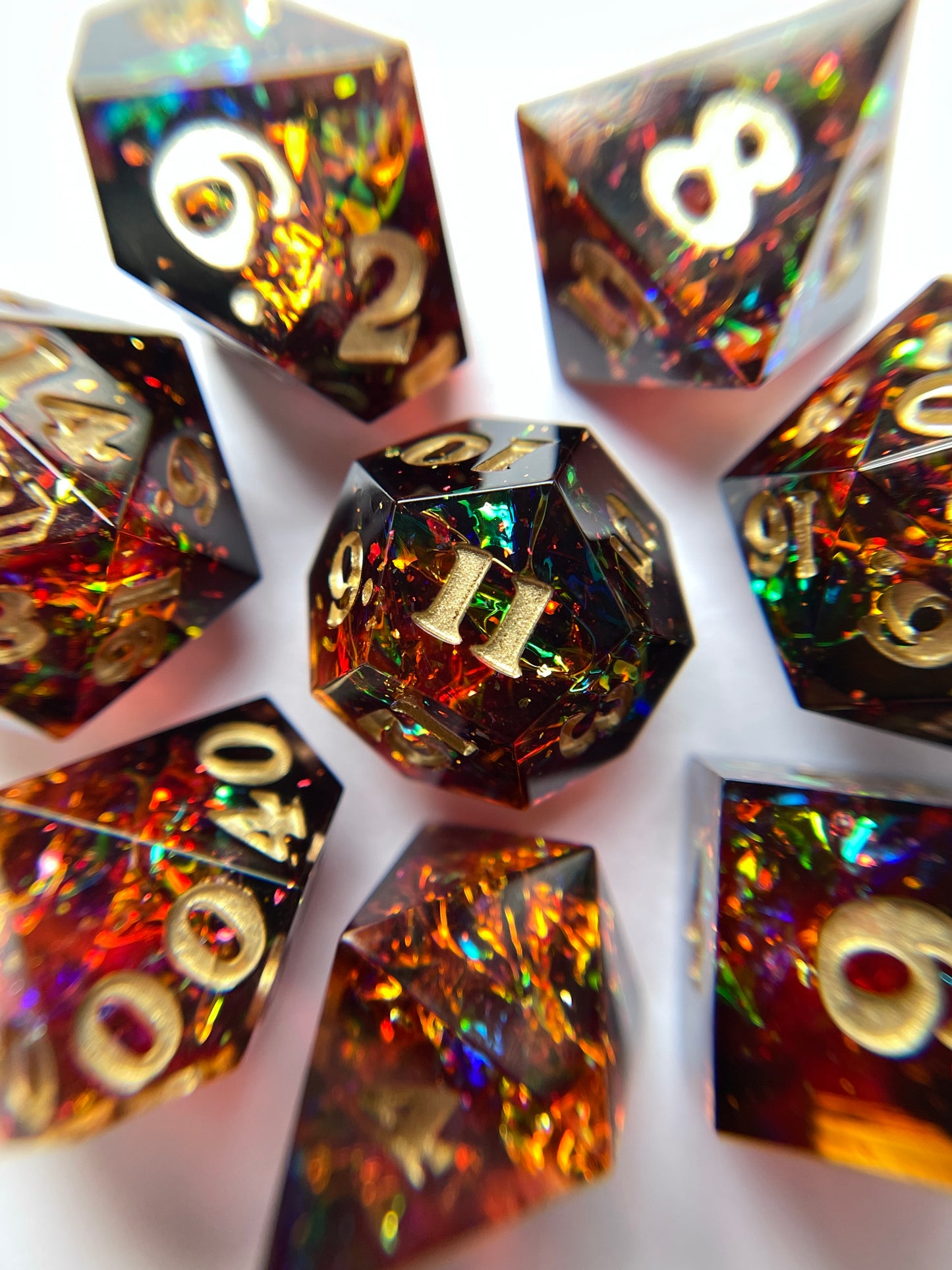 All Hallows' Eve – 7-piece Polyhedral Dice Set