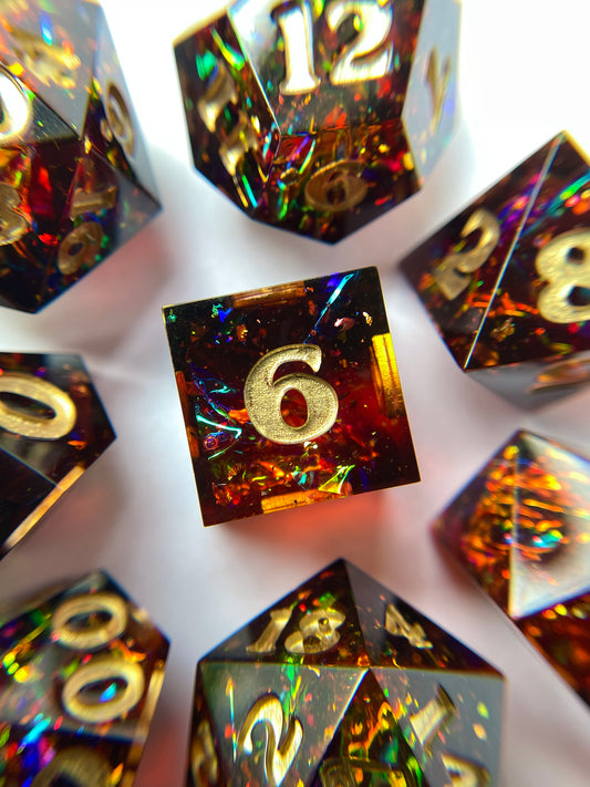 All Hallows' Eve – 7-piece Polyhedral Dice Set