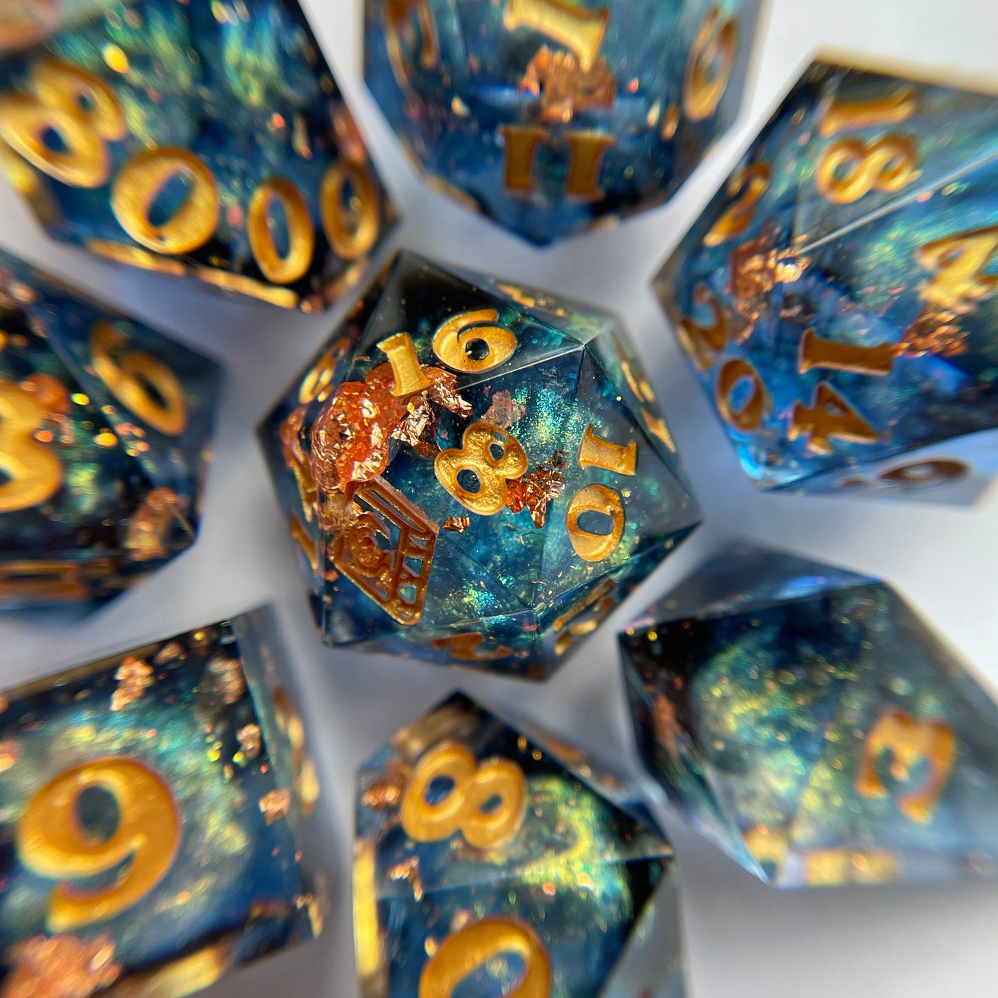Starry Night – 7-piece Polyhedral Dice Set