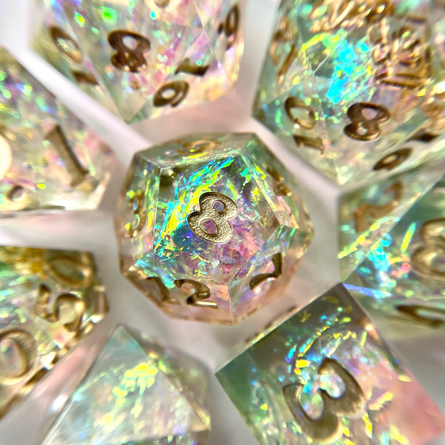 Faerie Circle – 7-piece Polyhedral Dice Set