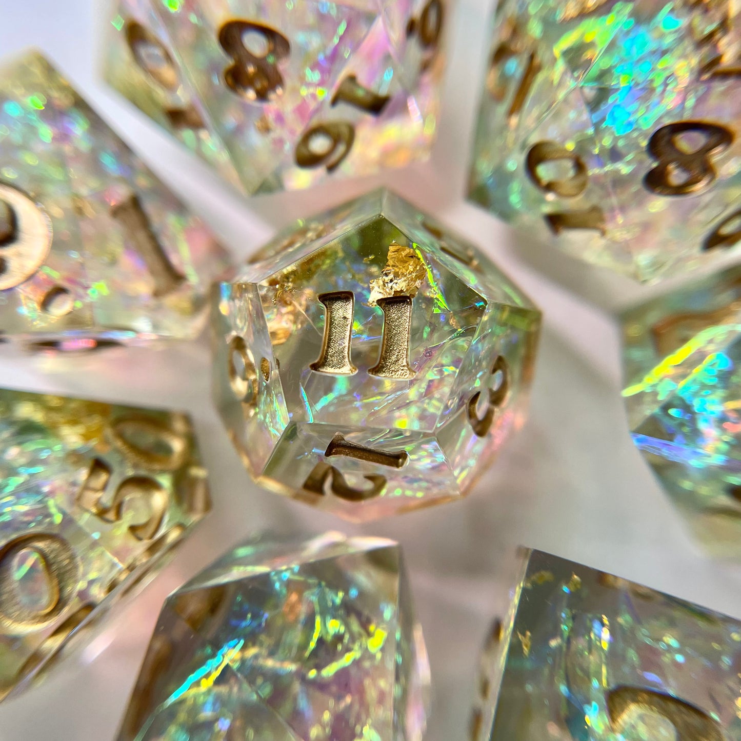 Faerie Circle – 7-piece Polyhedral Dice Set