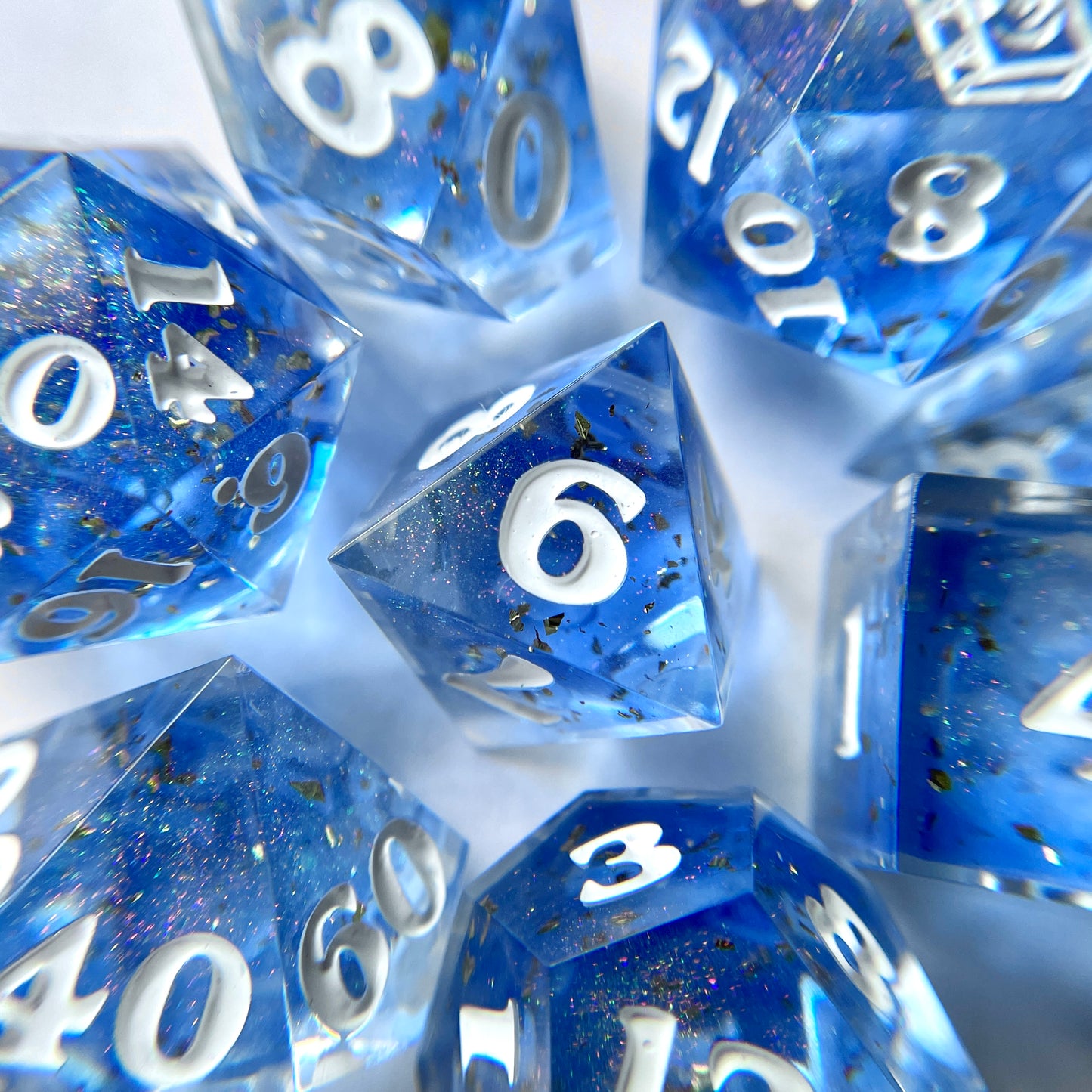 Crystal – 7-piece Polyhedral Dice Set