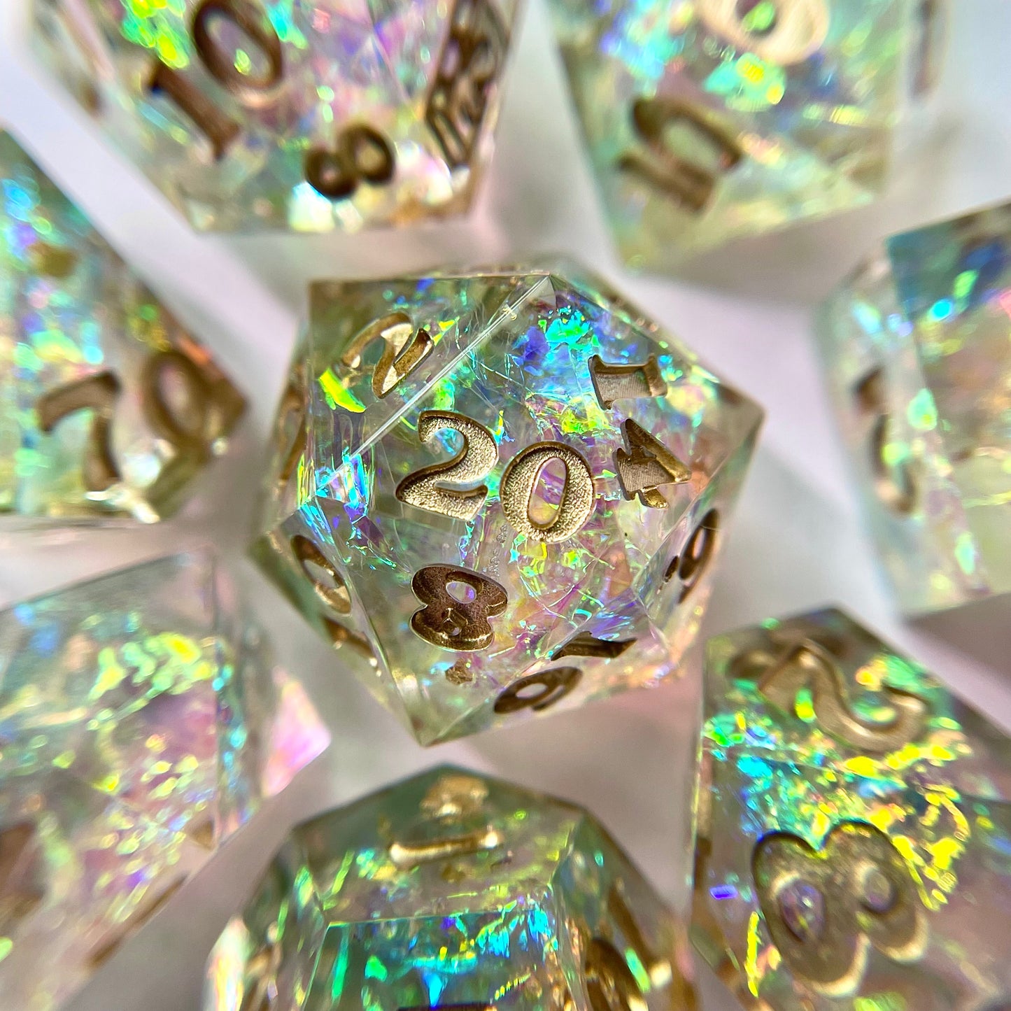 Faerie Circle – 7-piece Polyhedral Dice Set