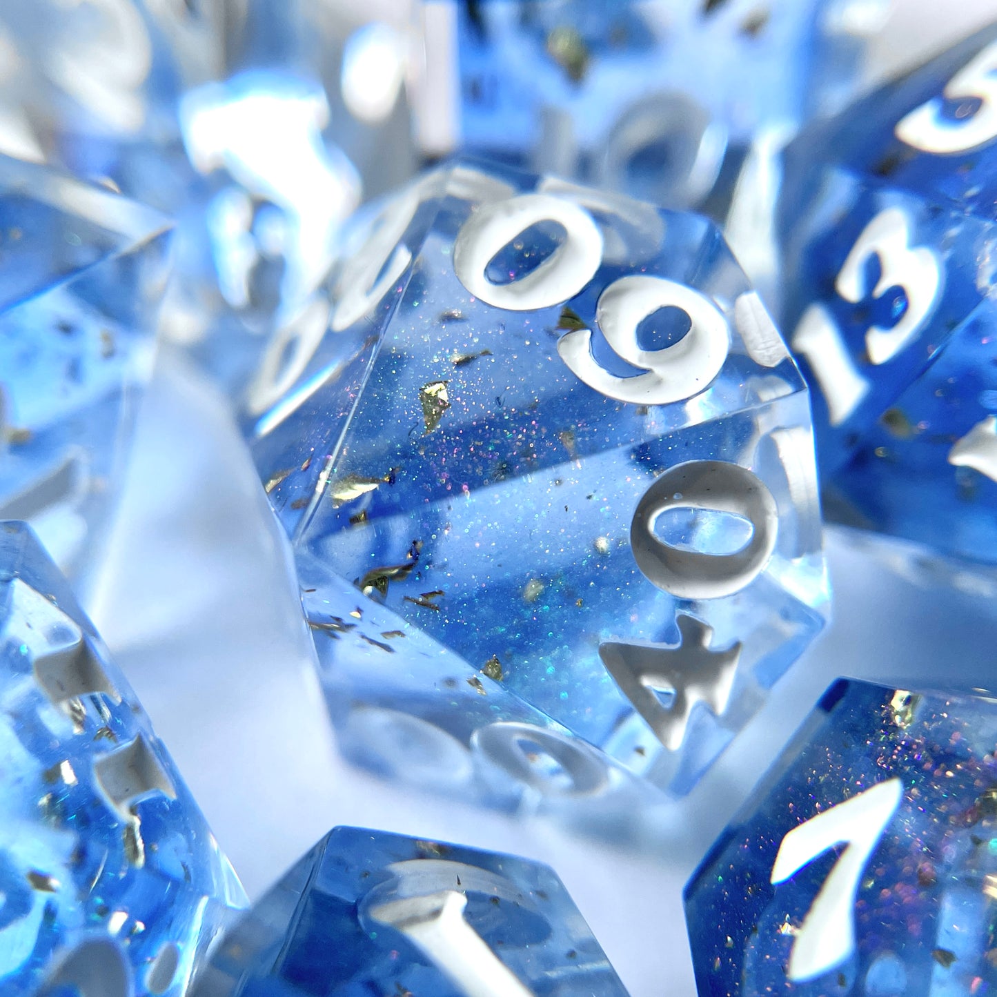 Crystal – 7-piece Polyhedral Dice Set