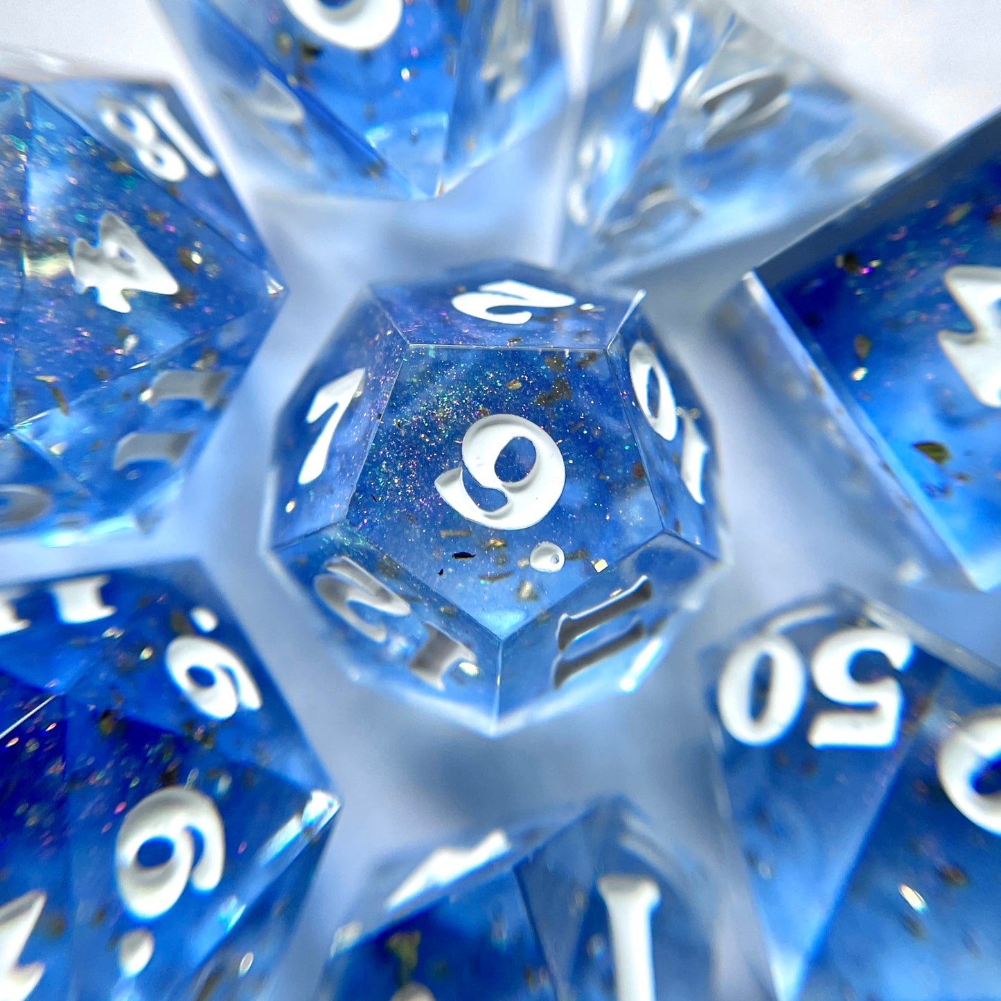Crystal – 7-piece Polyhedral Dice Set