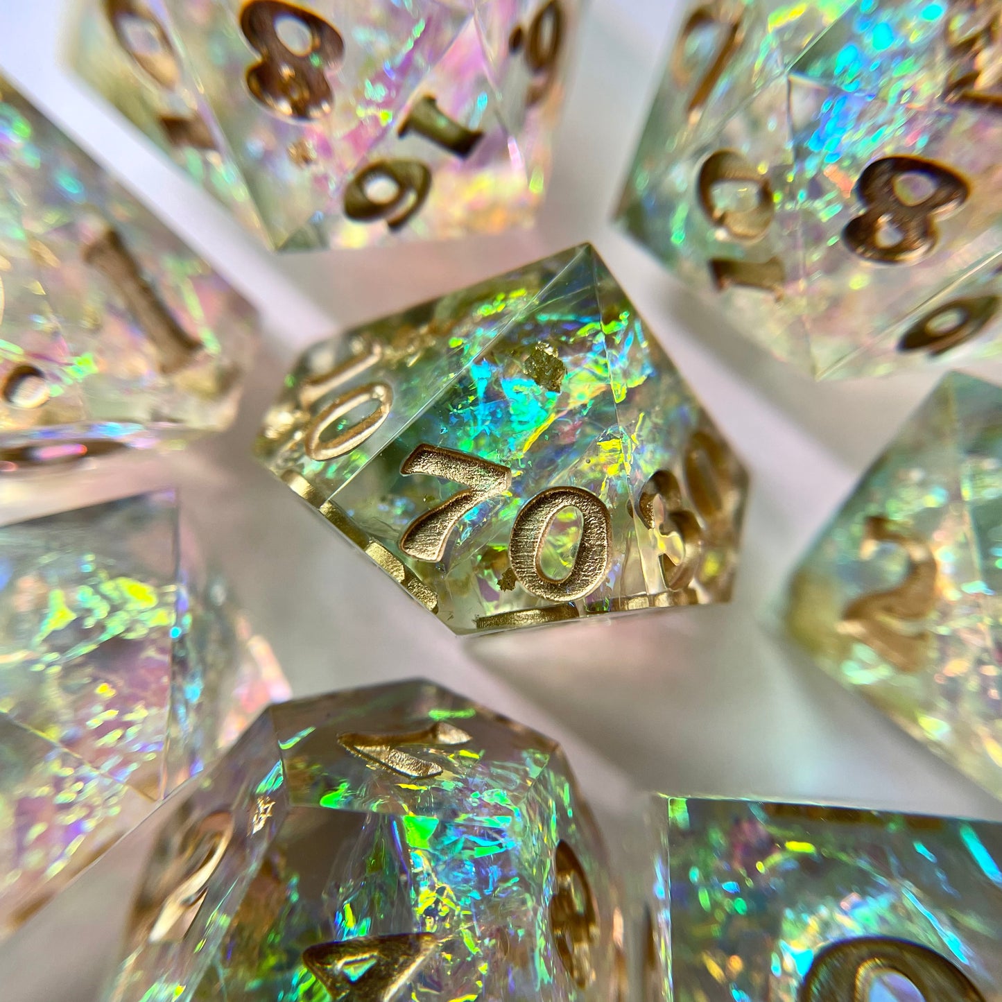 Faerie Circle – 7-piece Polyhedral Dice Set
