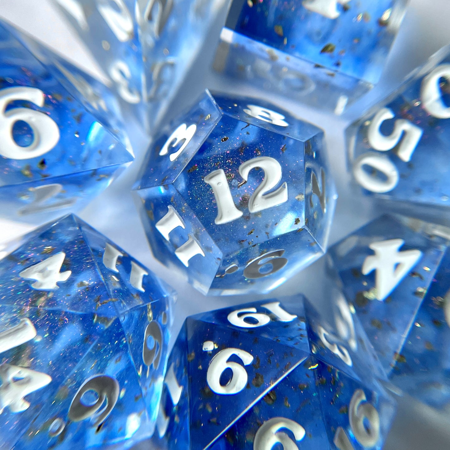 Crystal – 7-piece Polyhedral Dice Set