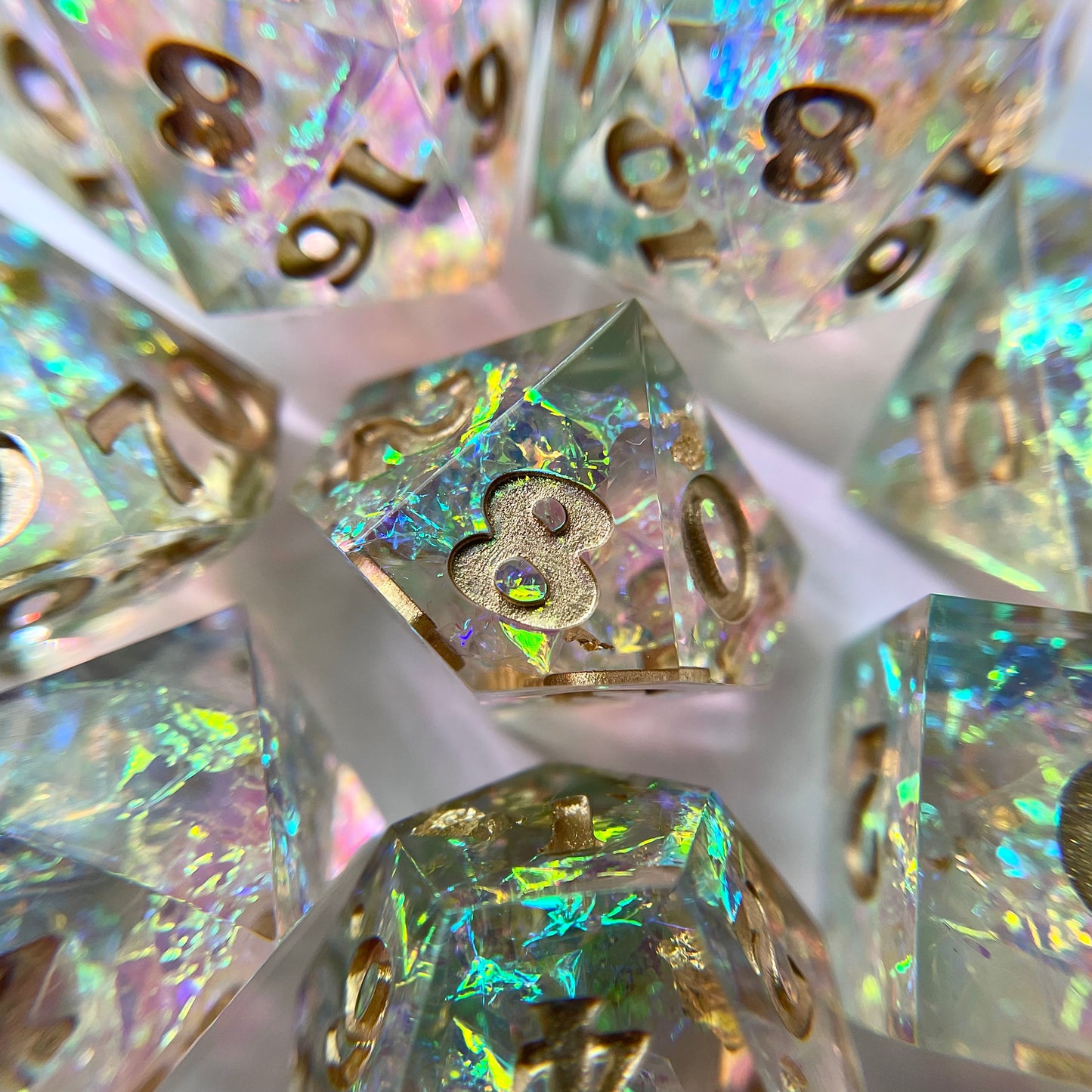 Faerie Circle – 7-piece Polyhedral Dice Set