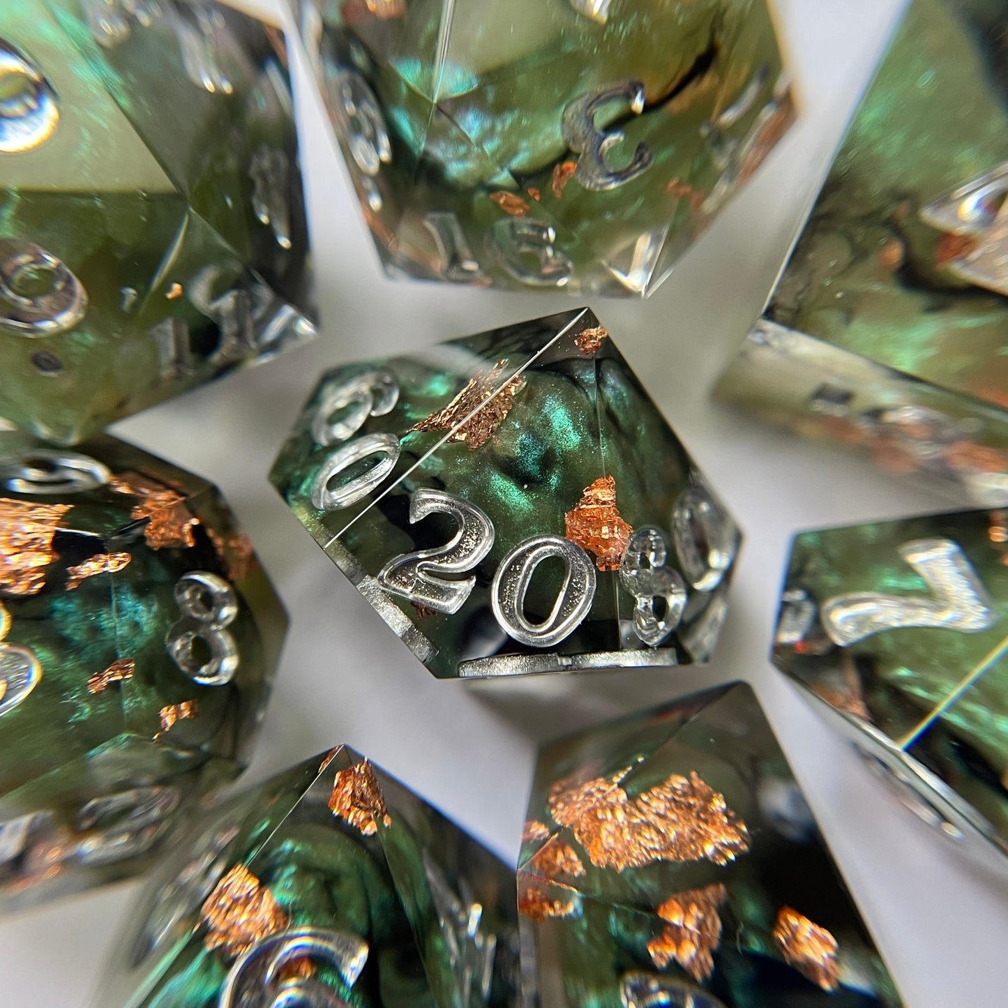 Sacred Grove – 7-piece Polyhedral Dice Set