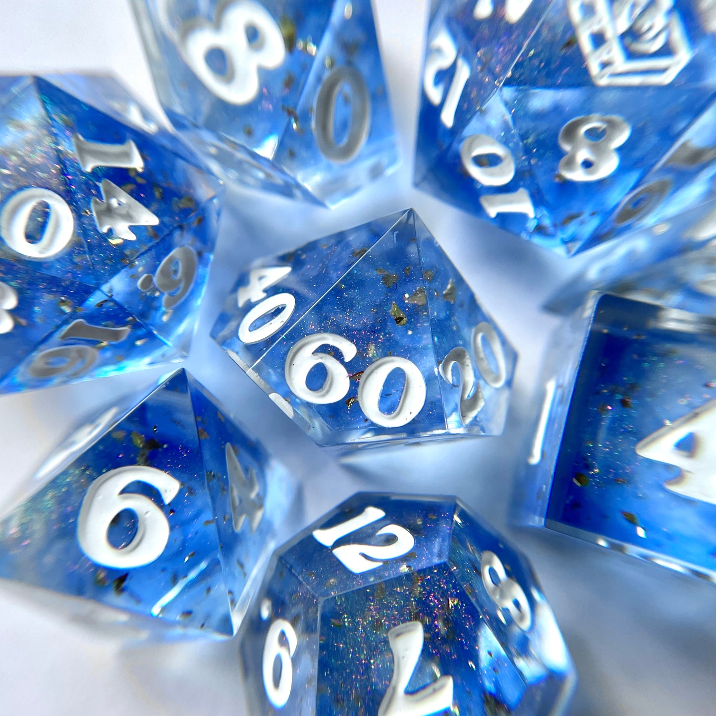 Crystal – 7-piece Polyhedral Dice Set