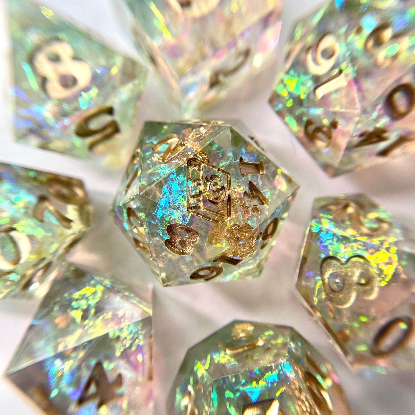 Faerie Circle – 7-piece Polyhedral Dice Set