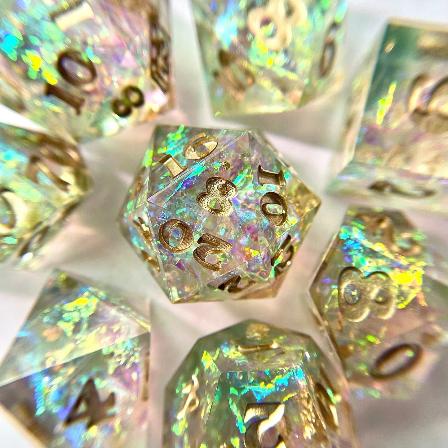 Faerie Circle – 7-piece Polyhedral Dice Set