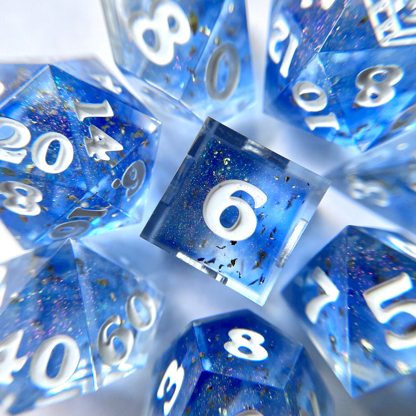Crystal – 7-piece Polyhedral Dice Set