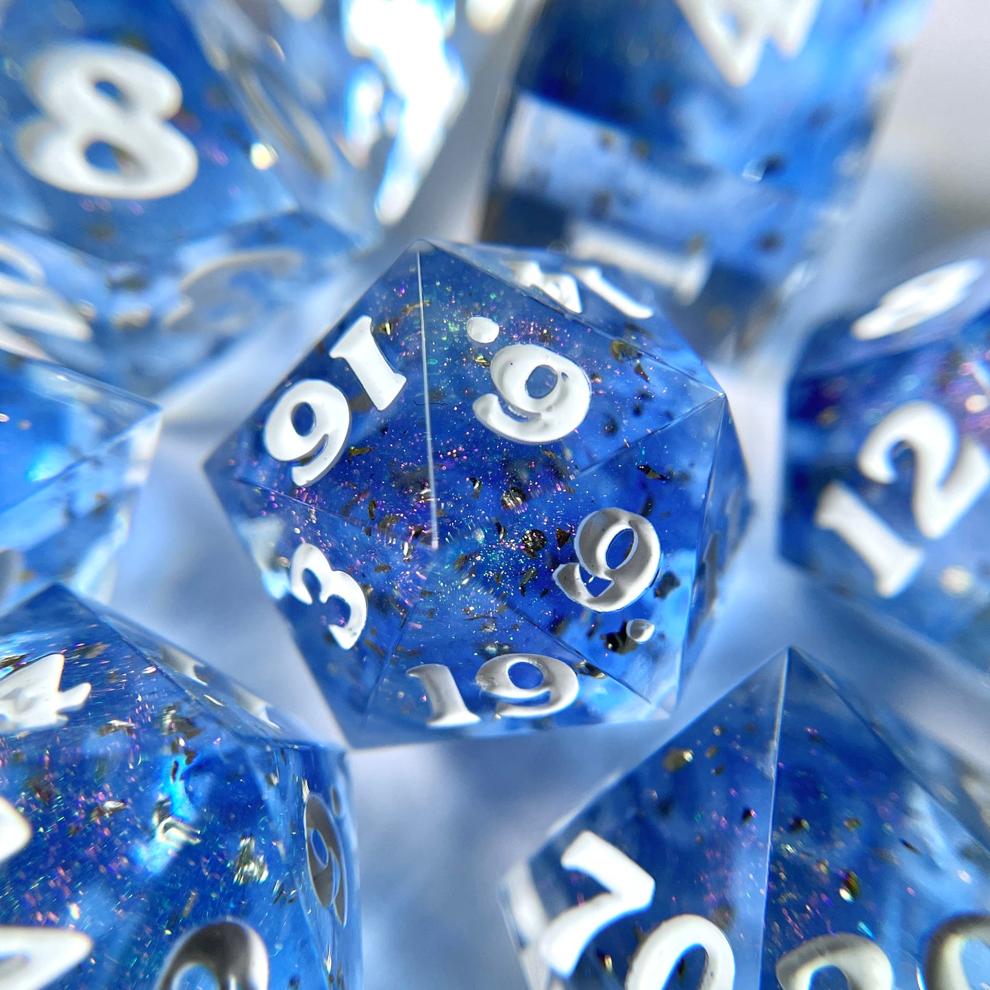 Crystal – 7-piece Polyhedral Dice Set