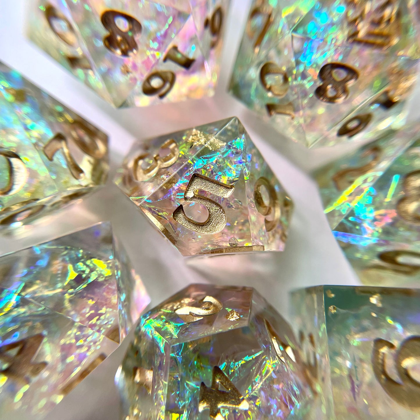 Faerie Circle – 7-piece Polyhedral Dice Set