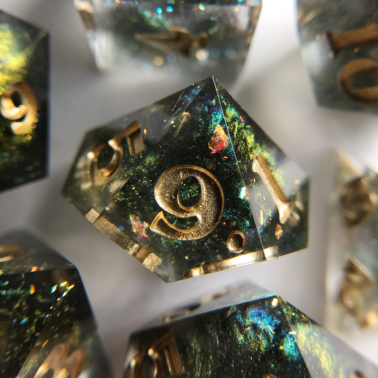 Komorebi – 7-piece Polyhedral Dice Set