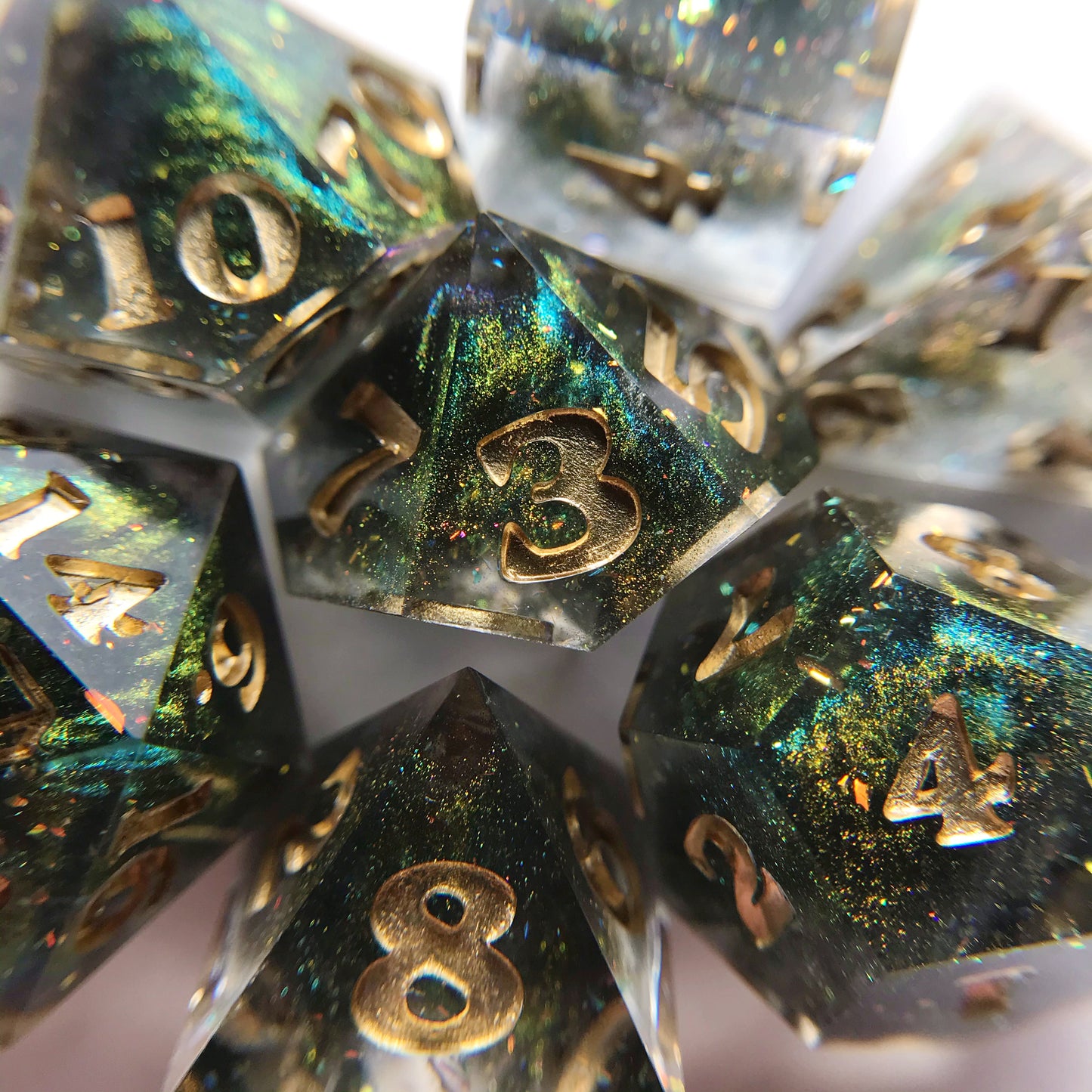 Komorebi – 7-piece Polyhedral Dice Set