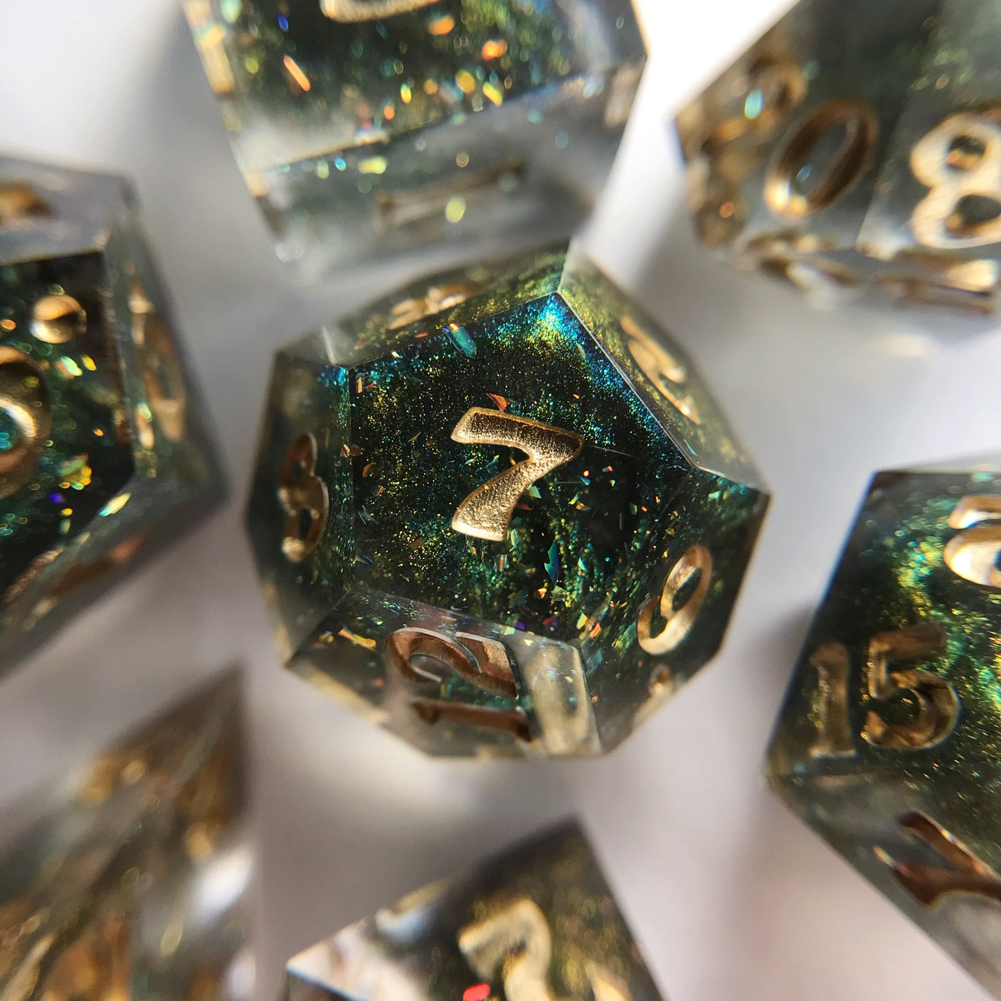 Komorebi – 7-piece Polyhedral Dice Set