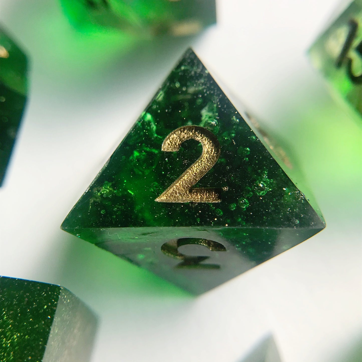 Scarab "Light" – 7-piece Polyhedral Dice Set