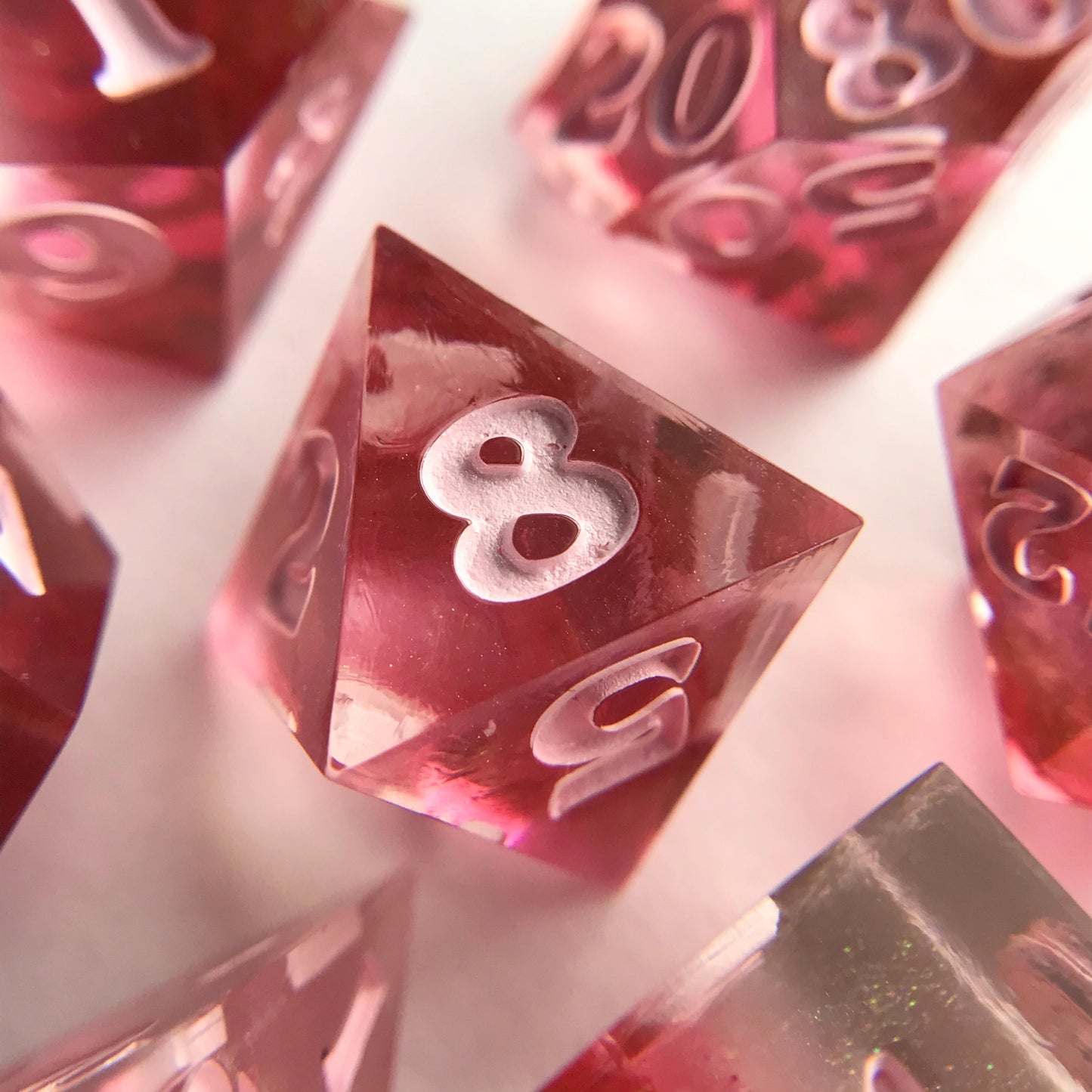 Blood Moon – 7-piece Polyhedral Dice Set