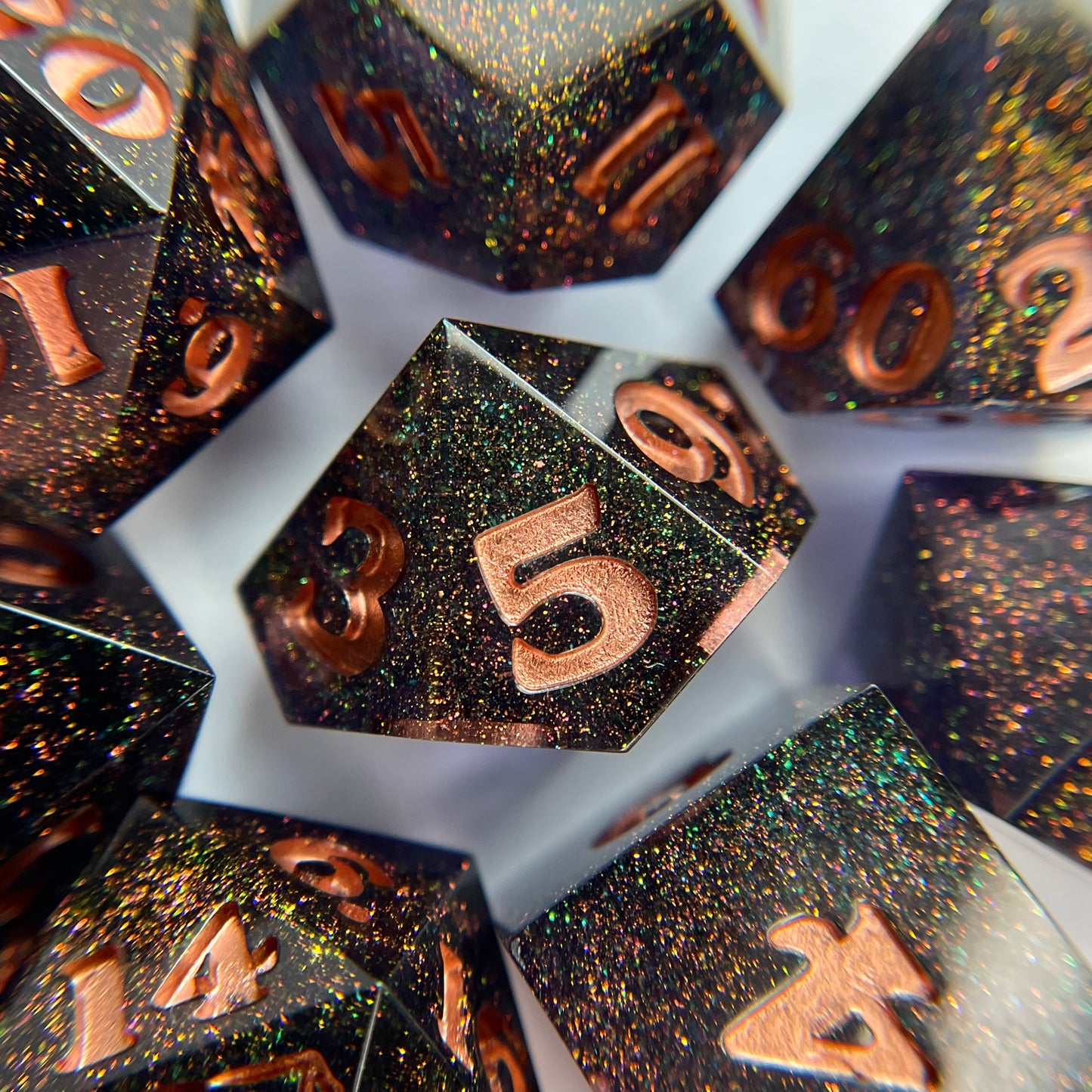 Nyx – 7-piece Polyhedral Dice Set