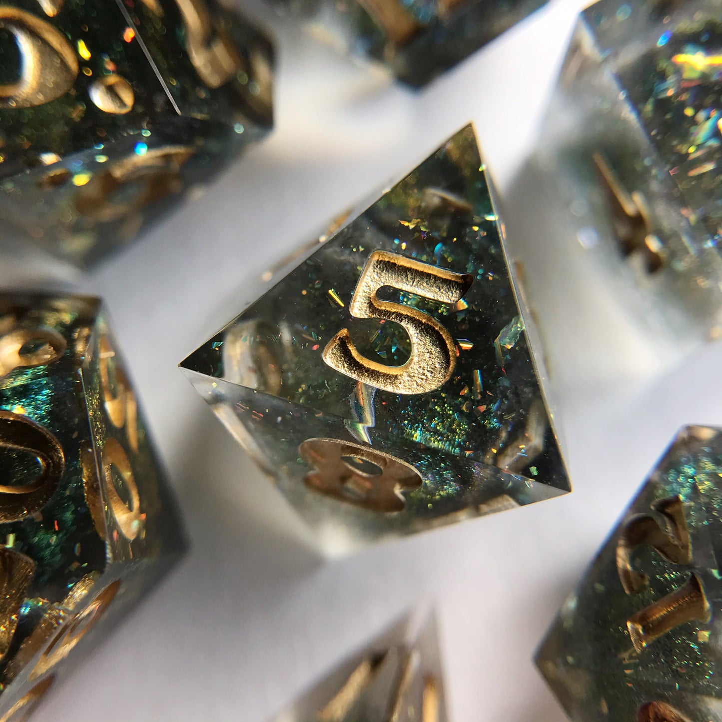 Komorebi – 7-piece Polyhedral Dice Set