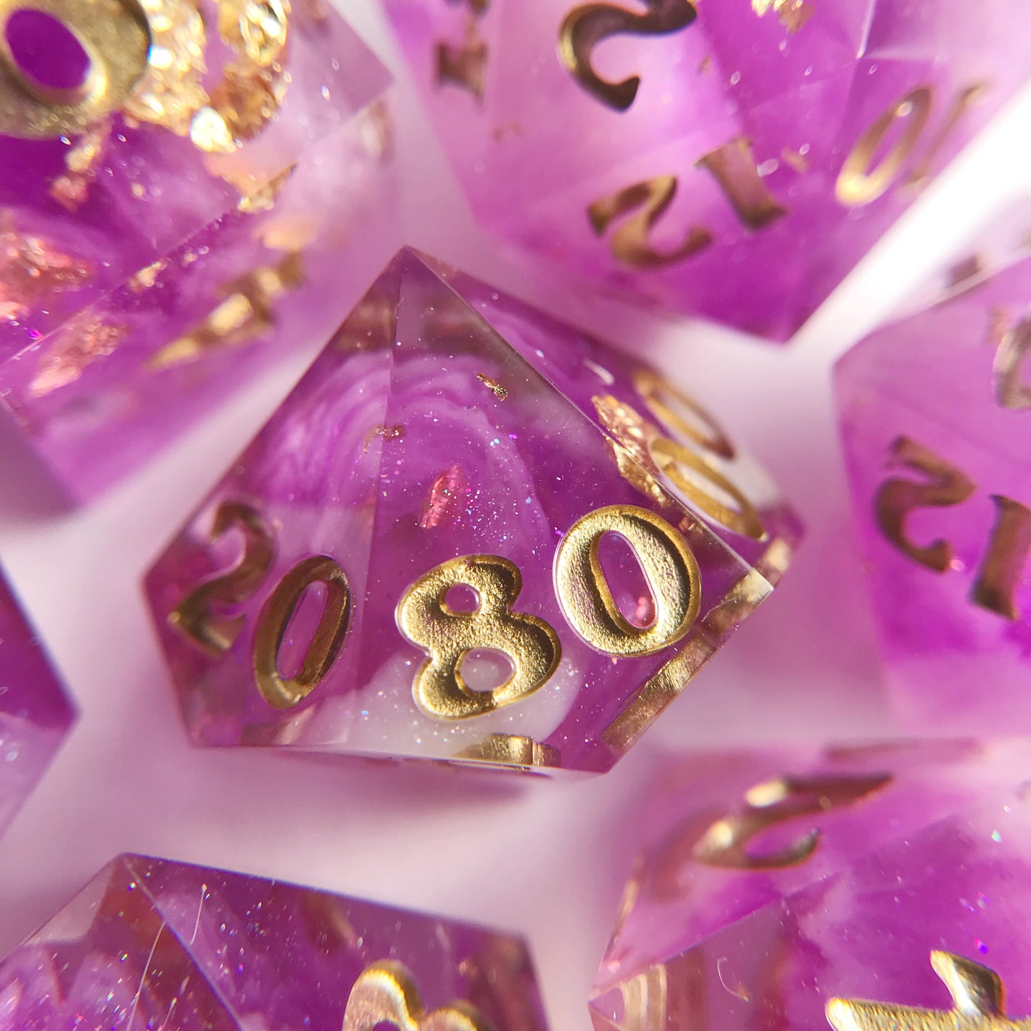 Selune – 7-piece Polyhedral Dice Set