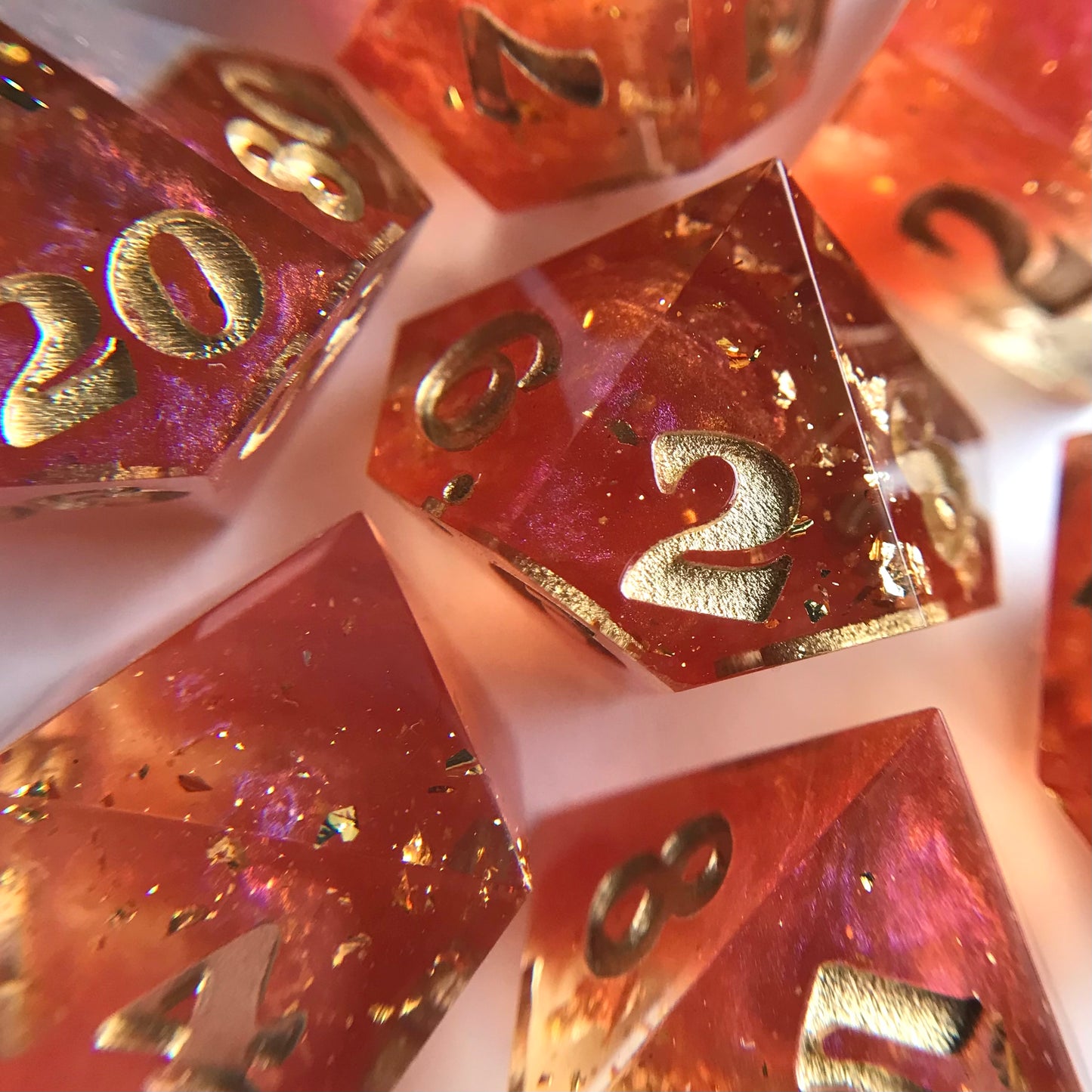 Duskrite – 7-piece Polyhedral Dice Set