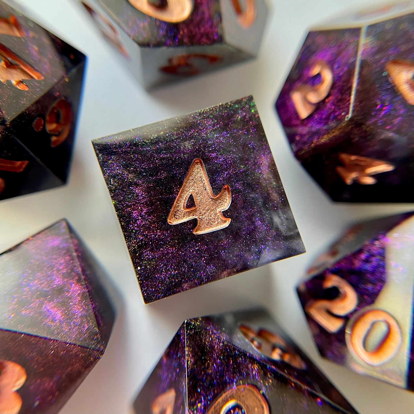Midnight – 7-piece Polyhedral Dice Set