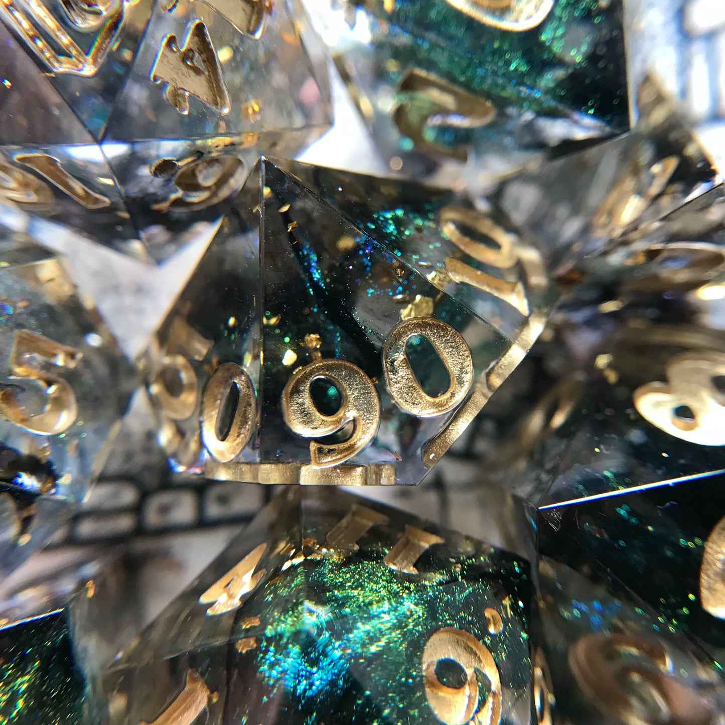 Verdant Undeath – 7-piece Polyhedral Dice Set