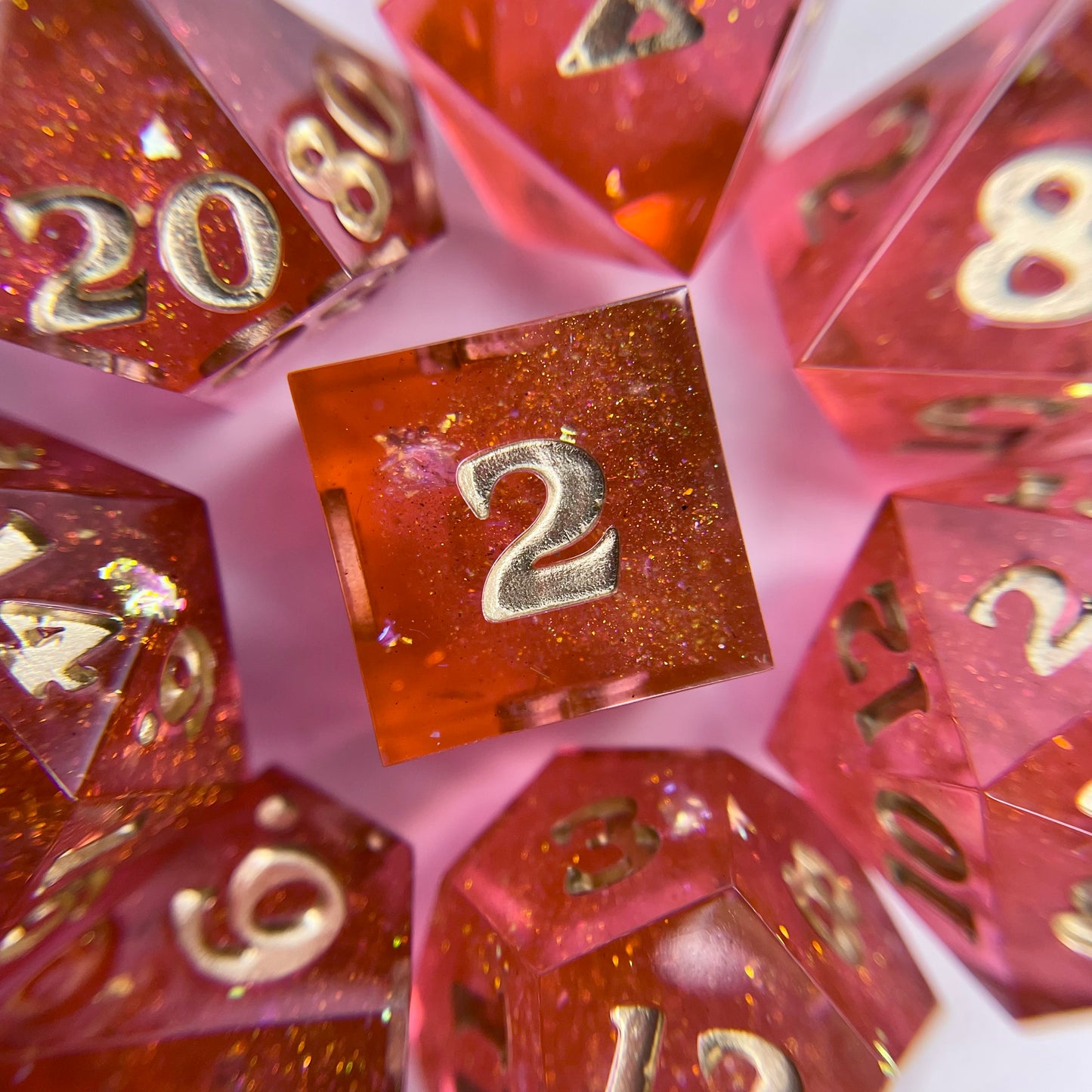 Enchanted – 7-piece Polyhedral Dice Set