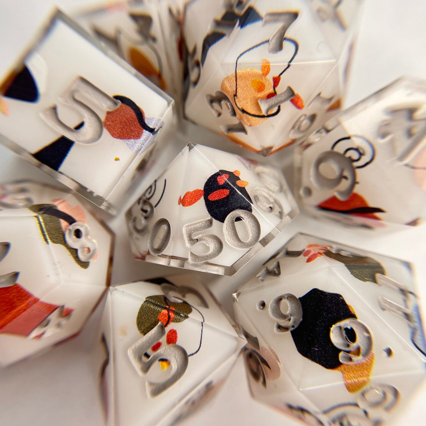 Creative Block – 7-piece Polyhedral Dice Set