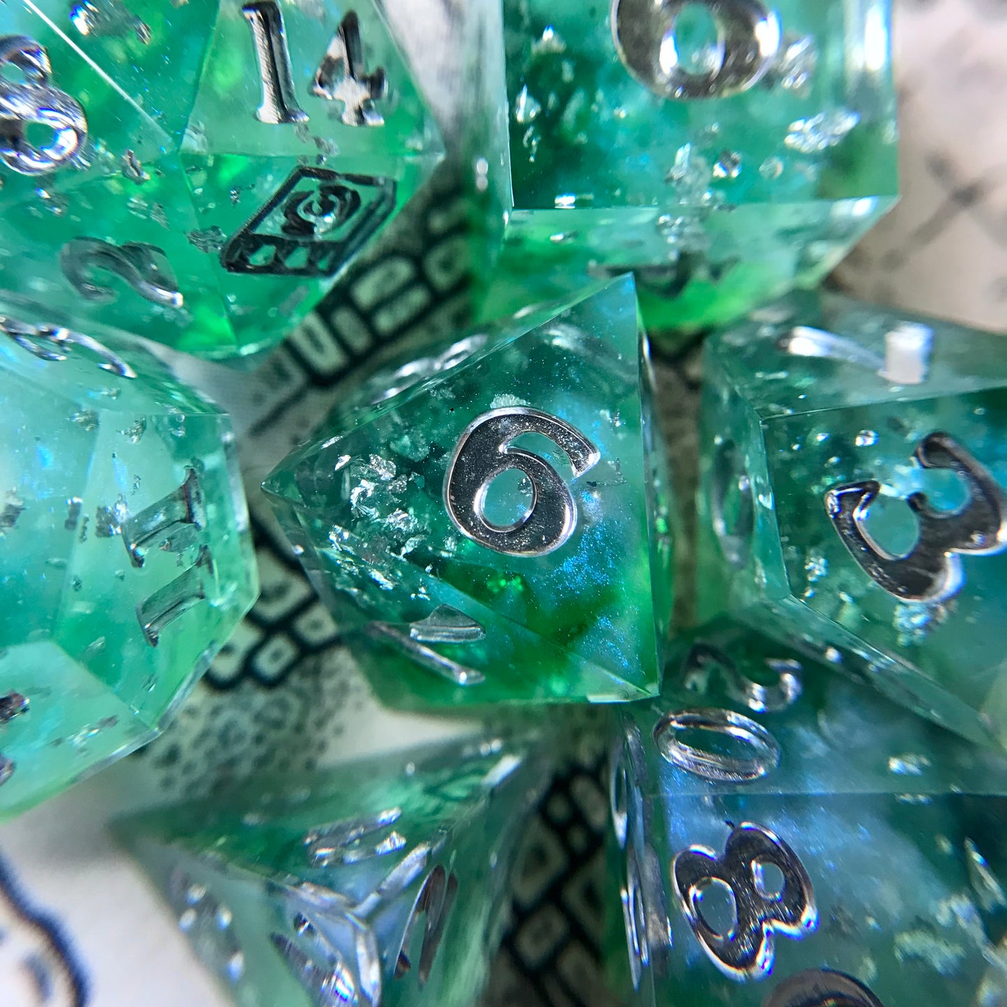 Coralia – 7-piece Polyhedral Dice Set