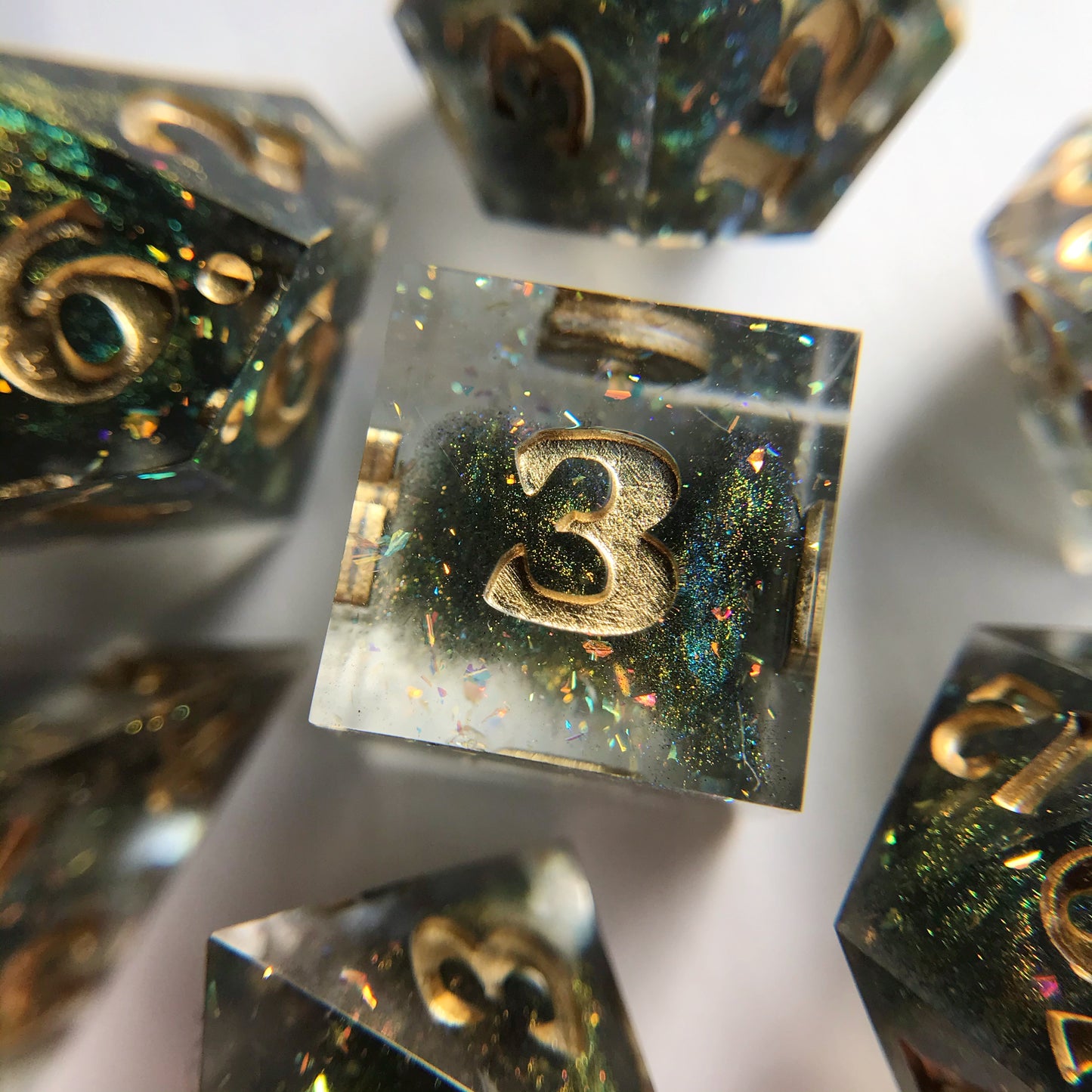 Komorebi – 7-piece Polyhedral Dice Set