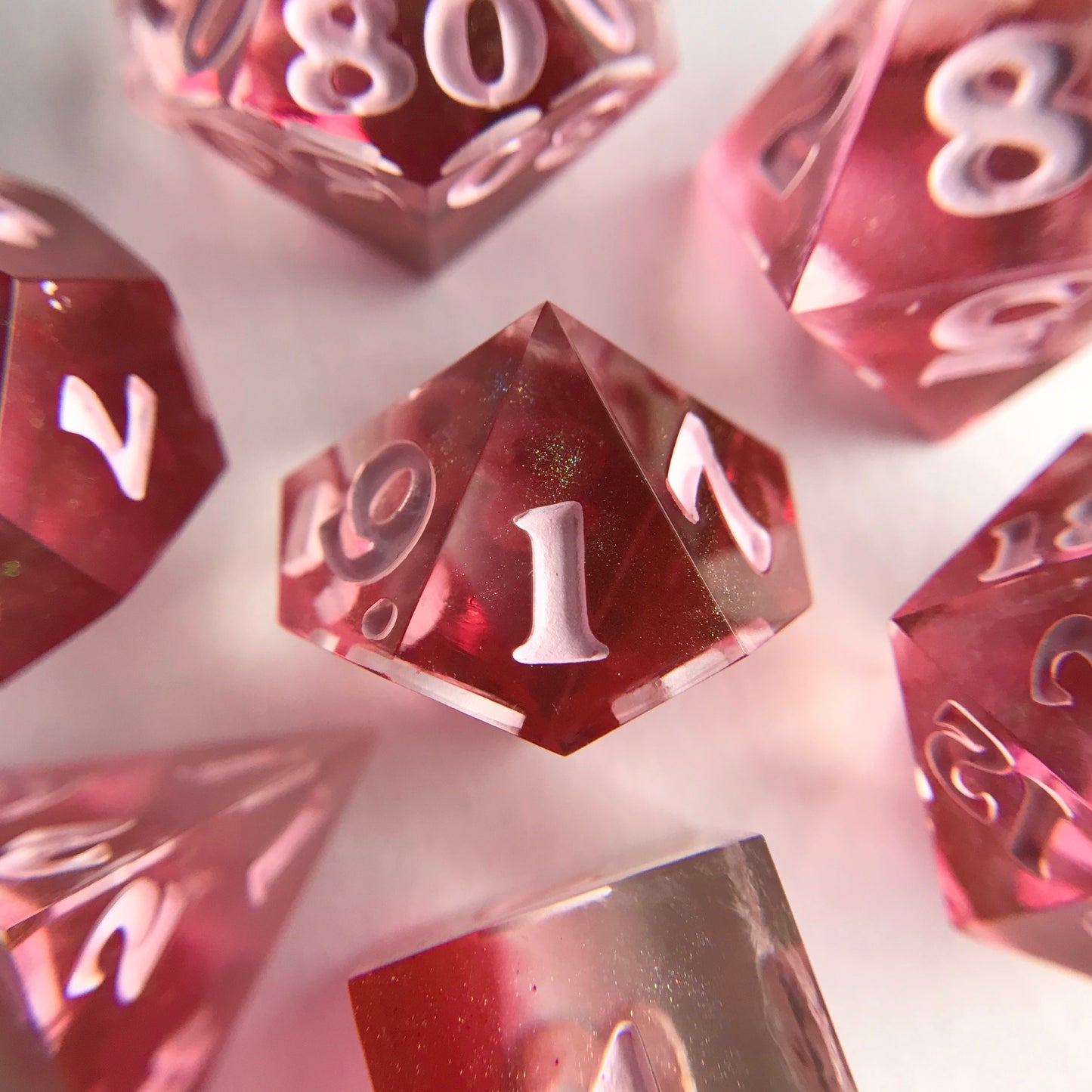Blood Moon – 7-piece Polyhedral Dice Set
