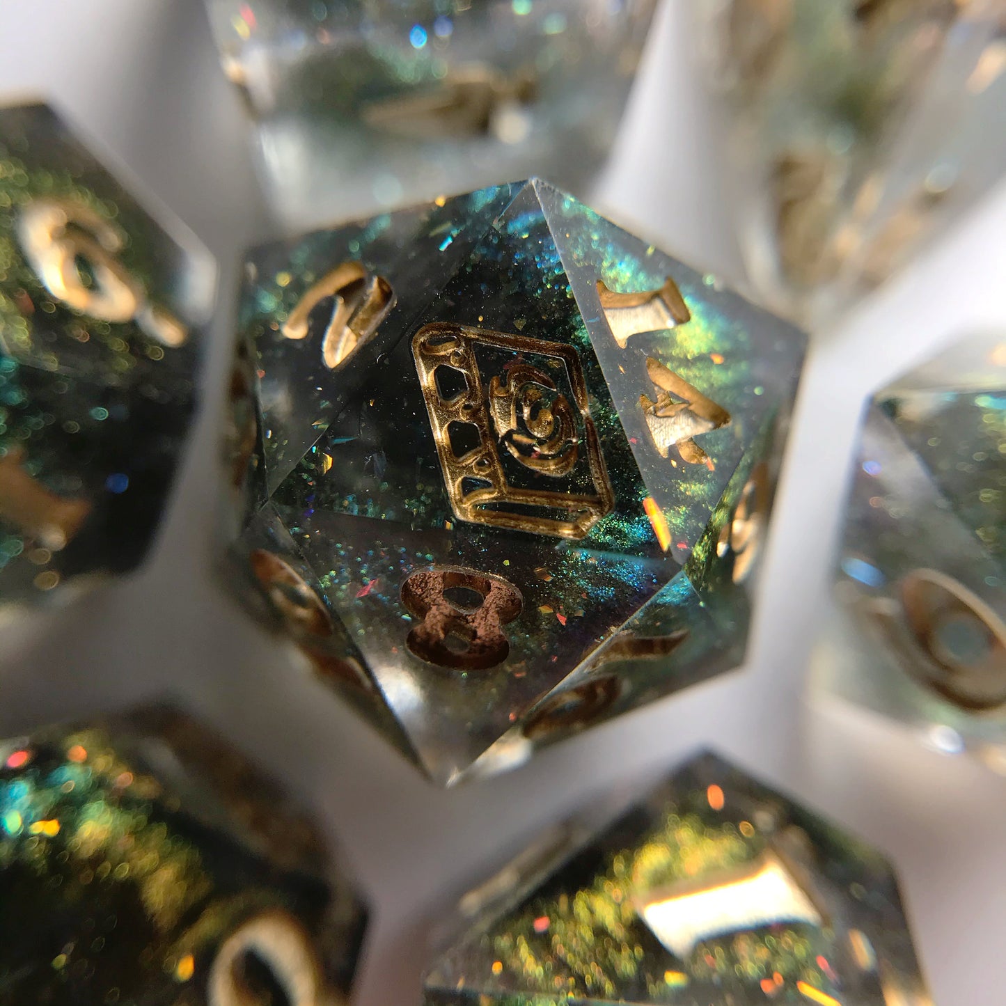 Komorebi – 7-piece Polyhedral Dice Set