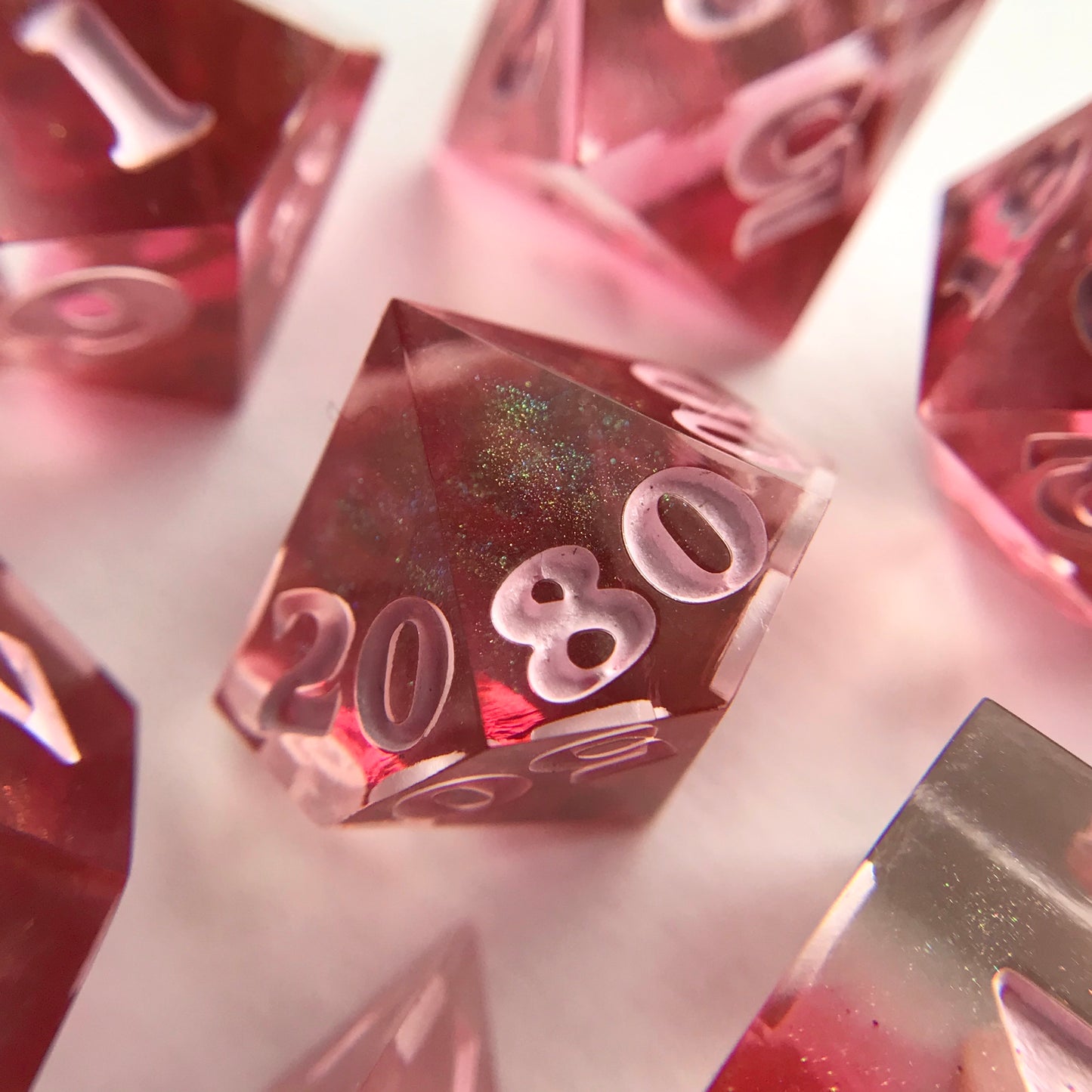Blood Moon – 7-piece Polyhedral Dice Set