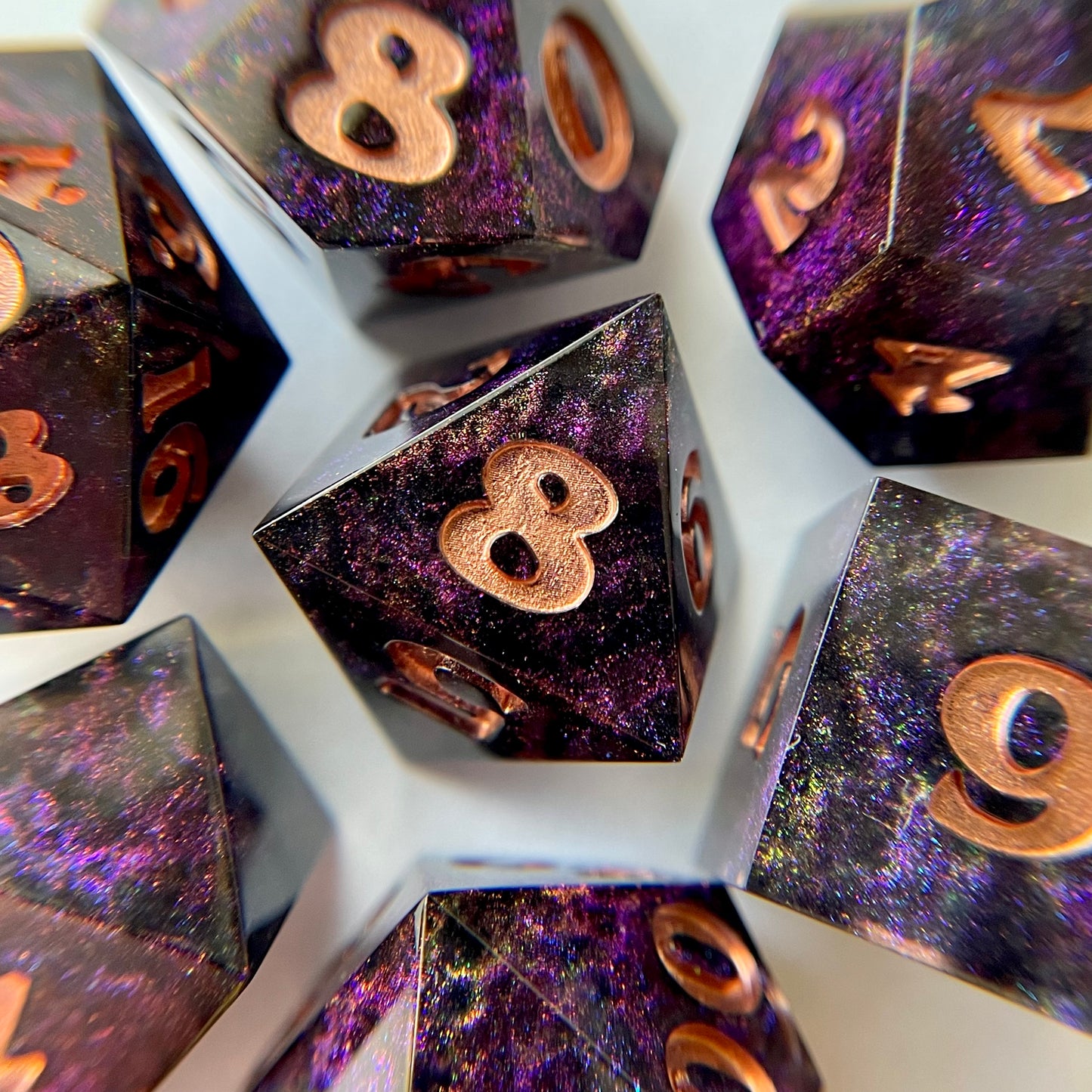 Midnight – 7-piece Polyhedral Dice Set
