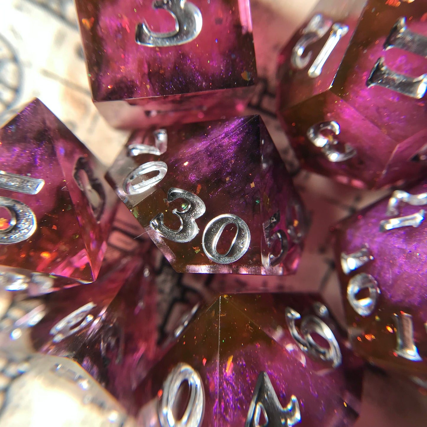 Mars – 7-piece Polyhedral Dice Set
